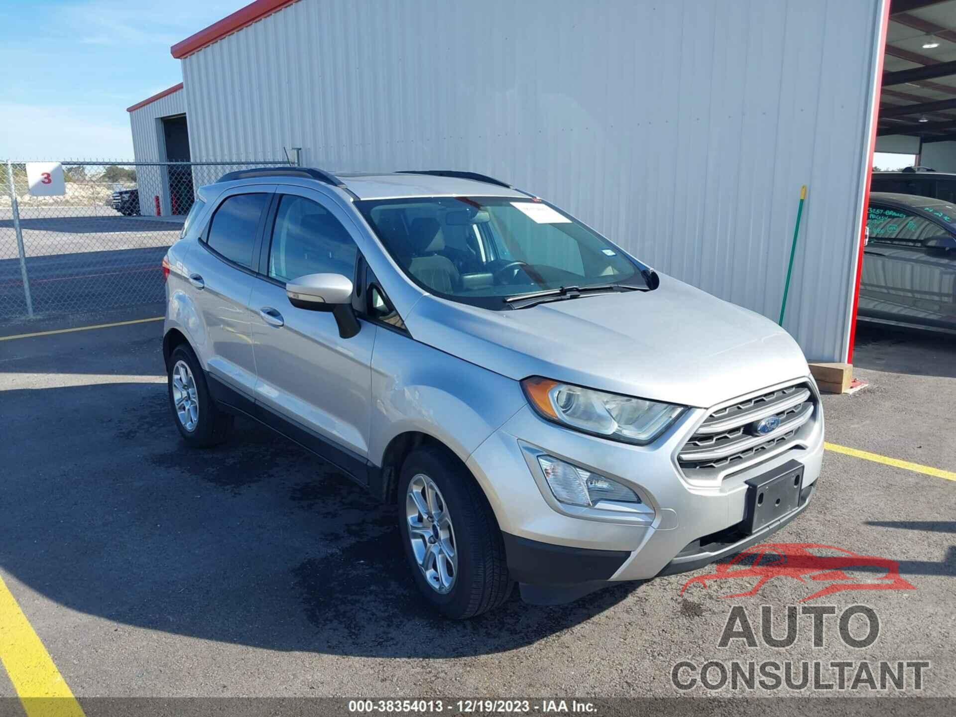 FORD ECOSPORT 2018 - MAJ3P1TE4JC244651