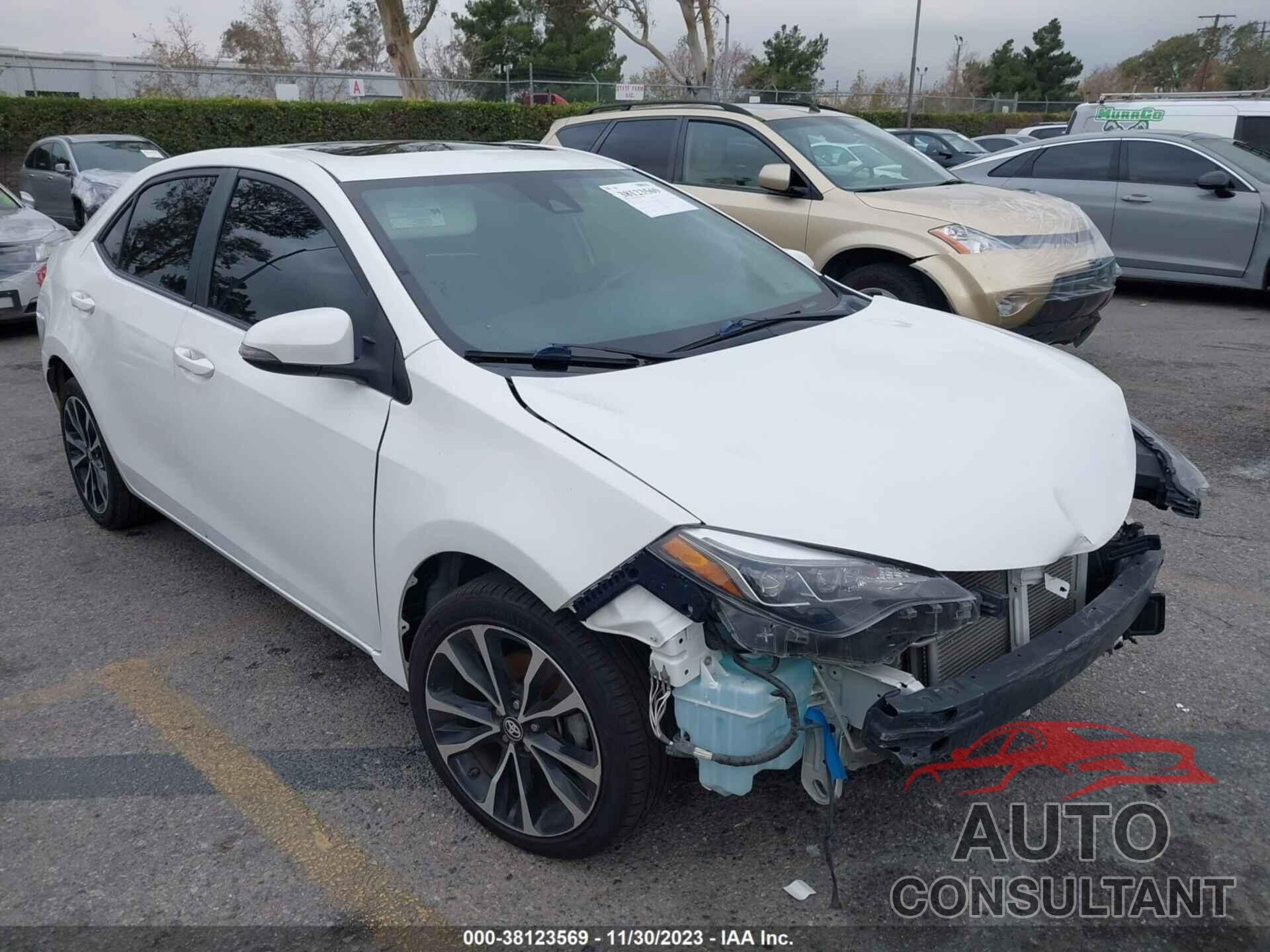 TOYOTA COROLLA 2017 - 5YFBURHE8HP588944