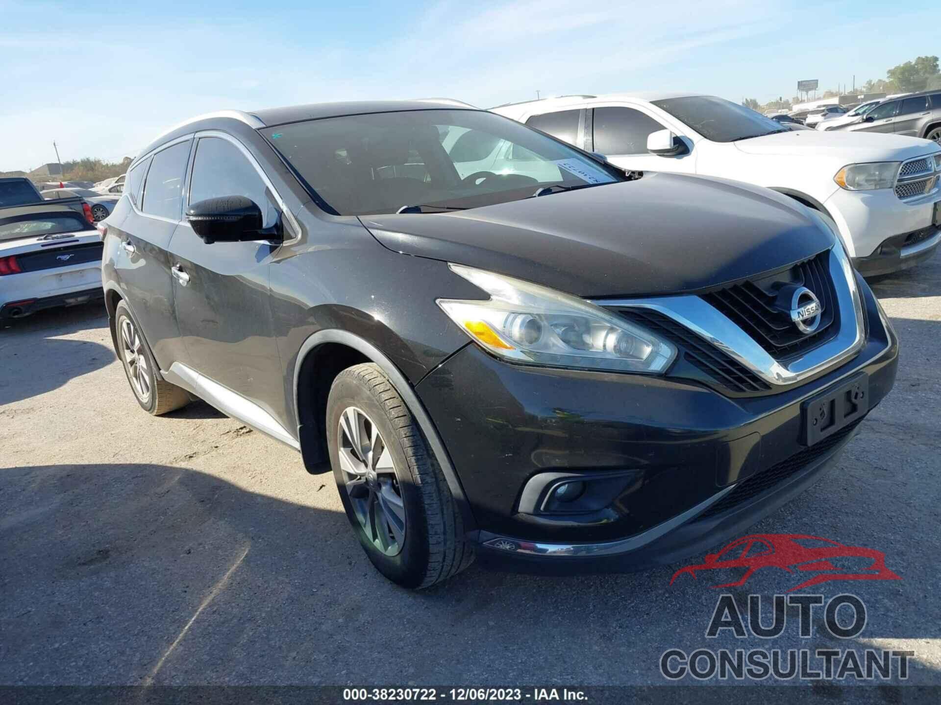 NISSAN MURANO 2016 - 5N1AZ2MGXGN127327