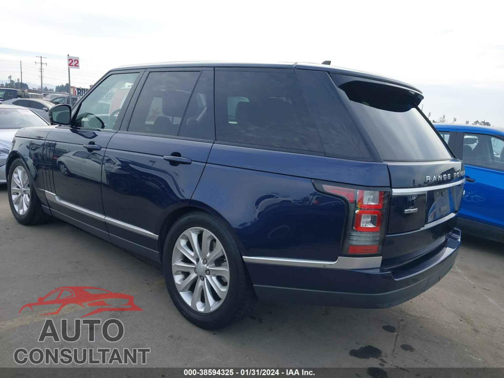 LAND ROVER RANGE ROVER 2016 - SALGS2KF7GA255313