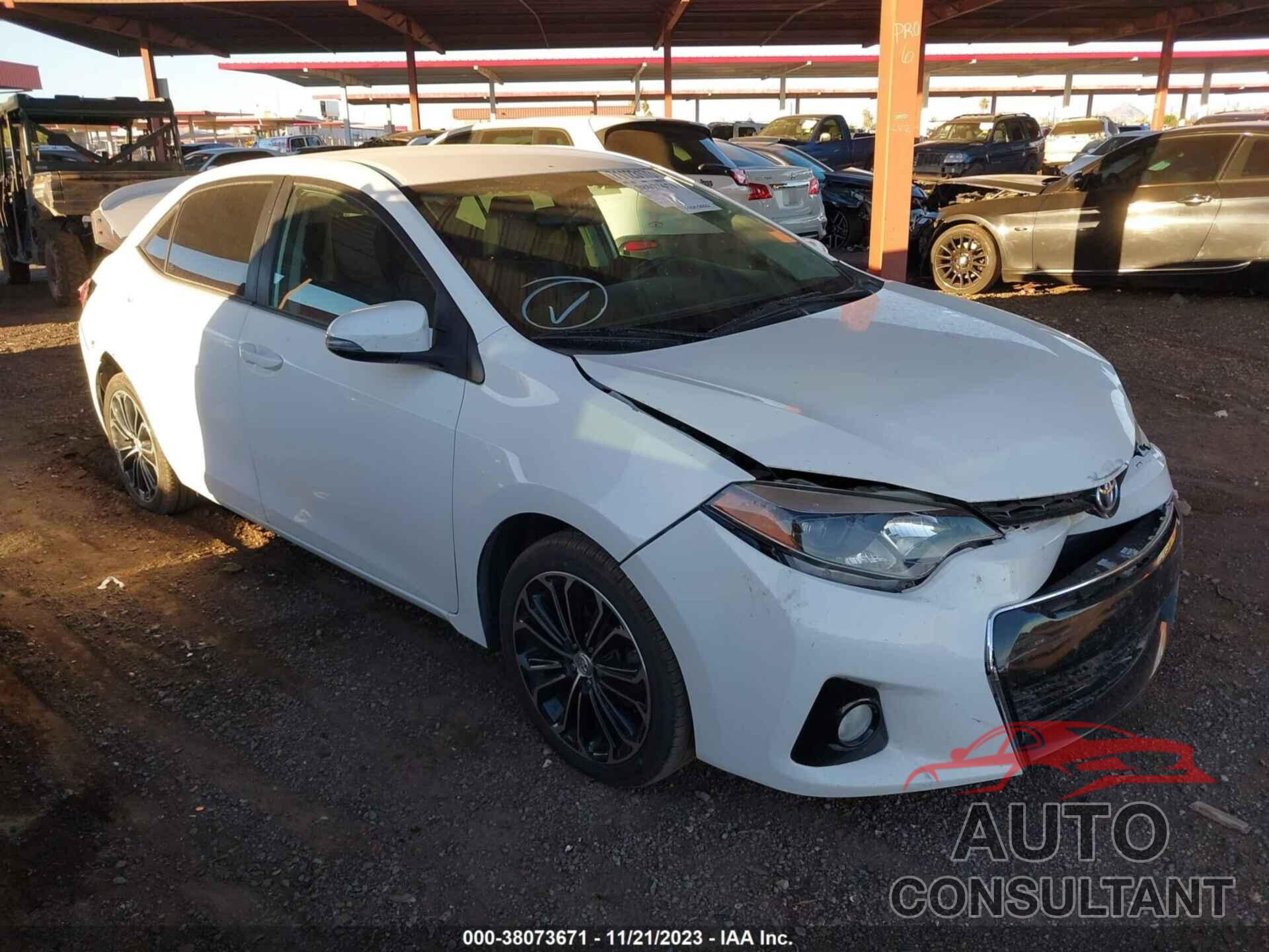 TOYOTA COROLLA 2016 - 5YFBURHE8GP442493