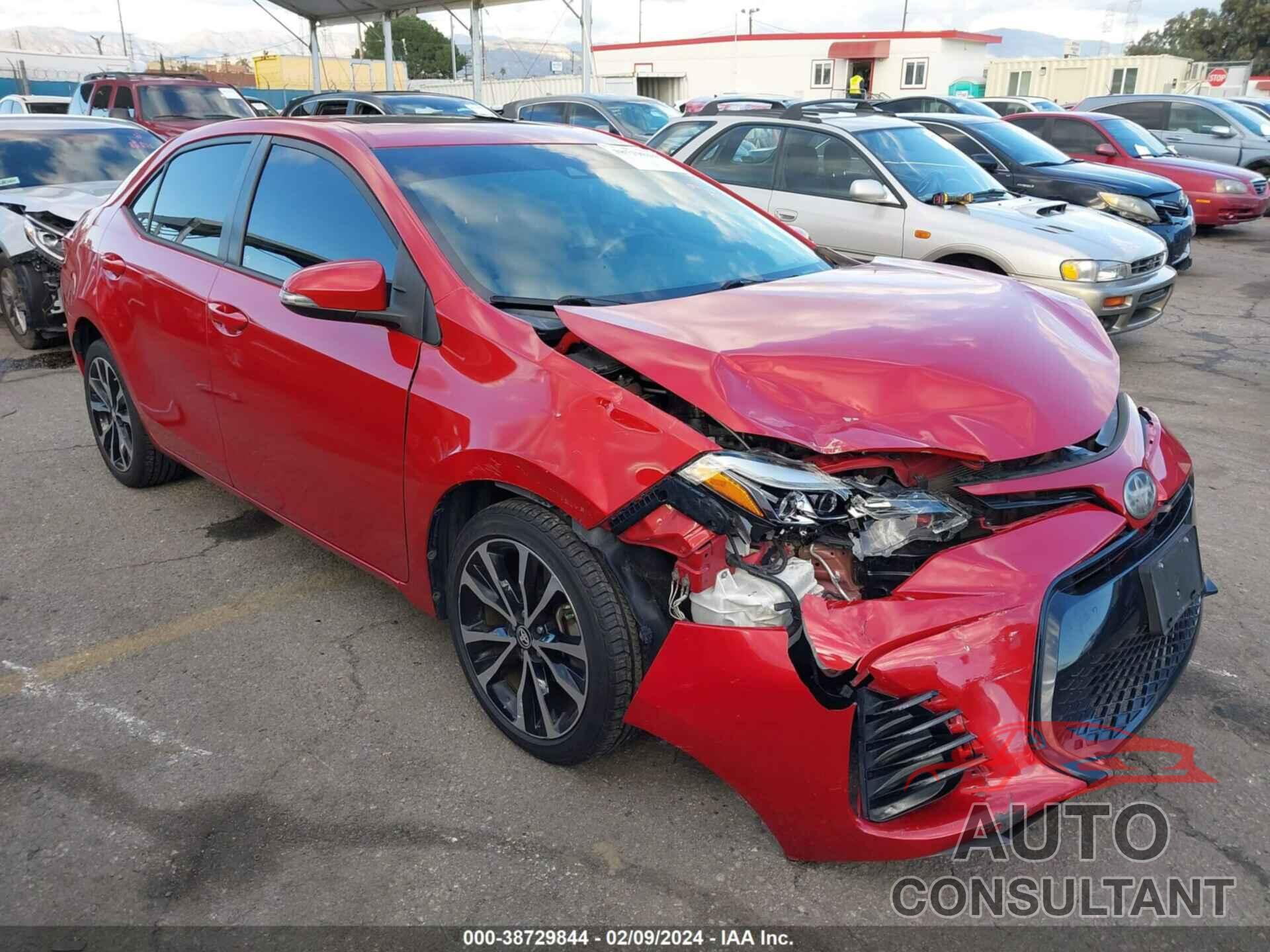 TOYOTA COROLLA 2017 - 5YFBURHE5HP672378