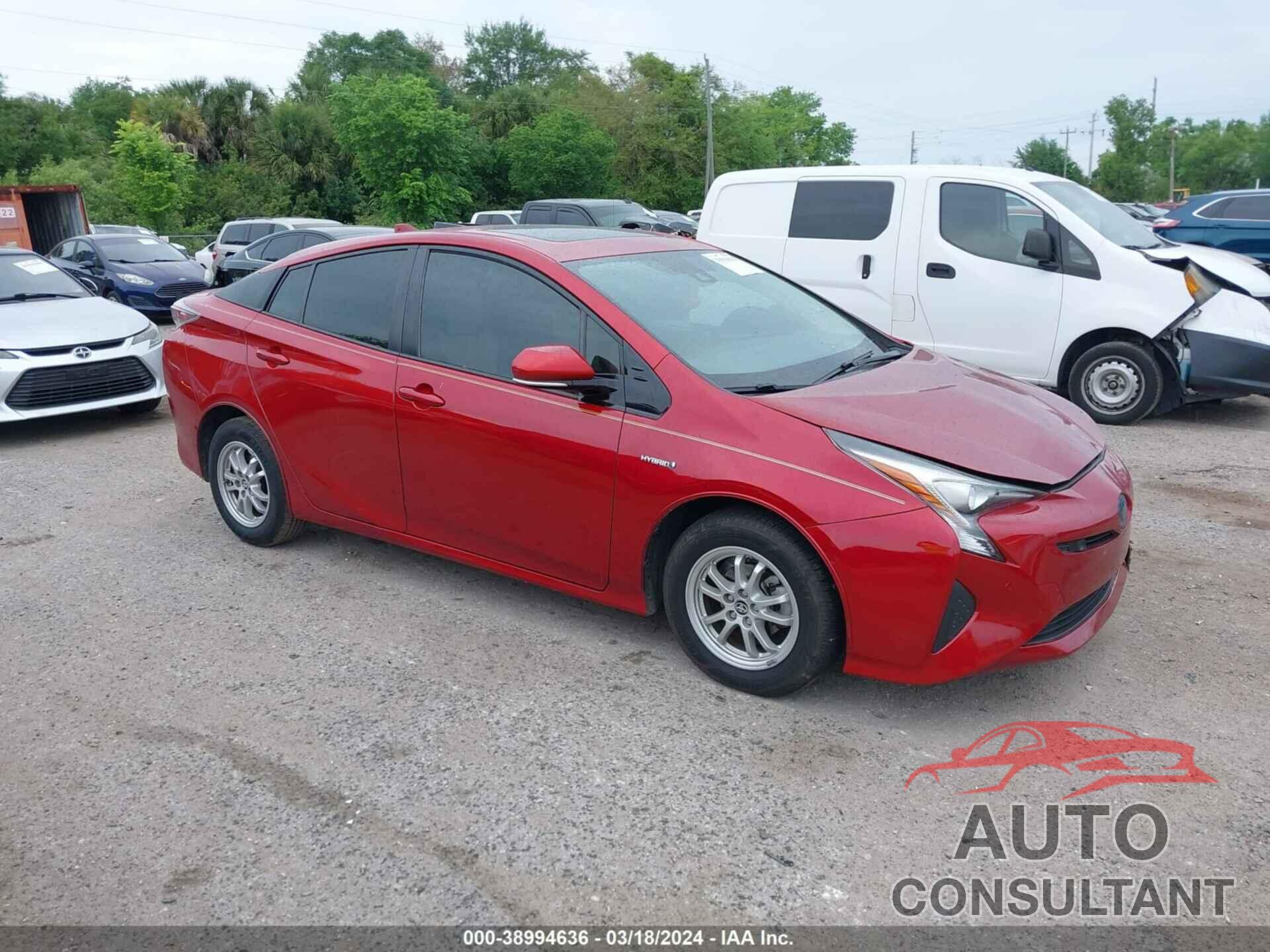 TOYOTA PRIUS 2016 - JTDKARFU8G3516734