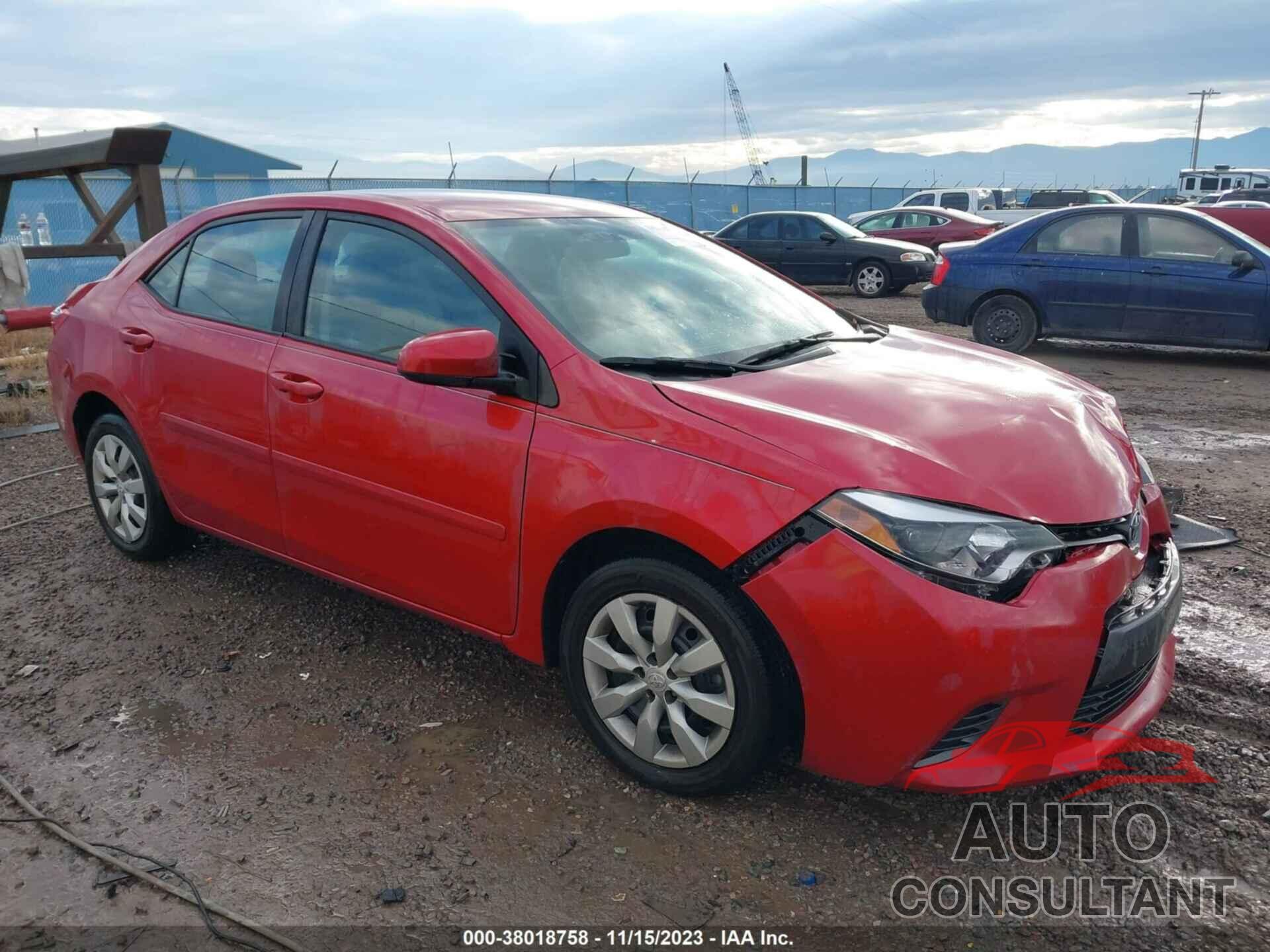 TOYOTA COROLLA 2016 - 2T1BURHEXGC714767