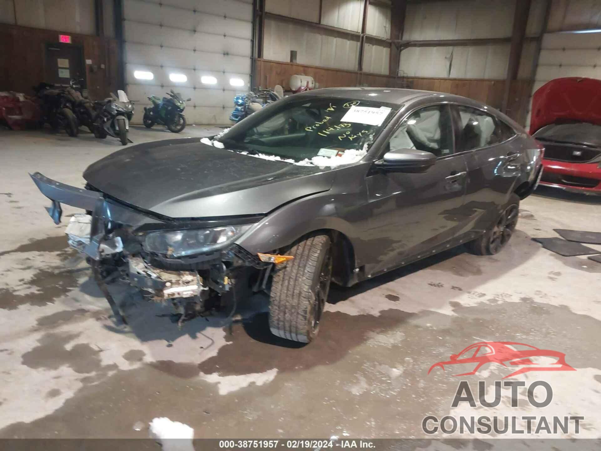 HONDA CIVIC 2019 - 2HGFC2F89KH545205