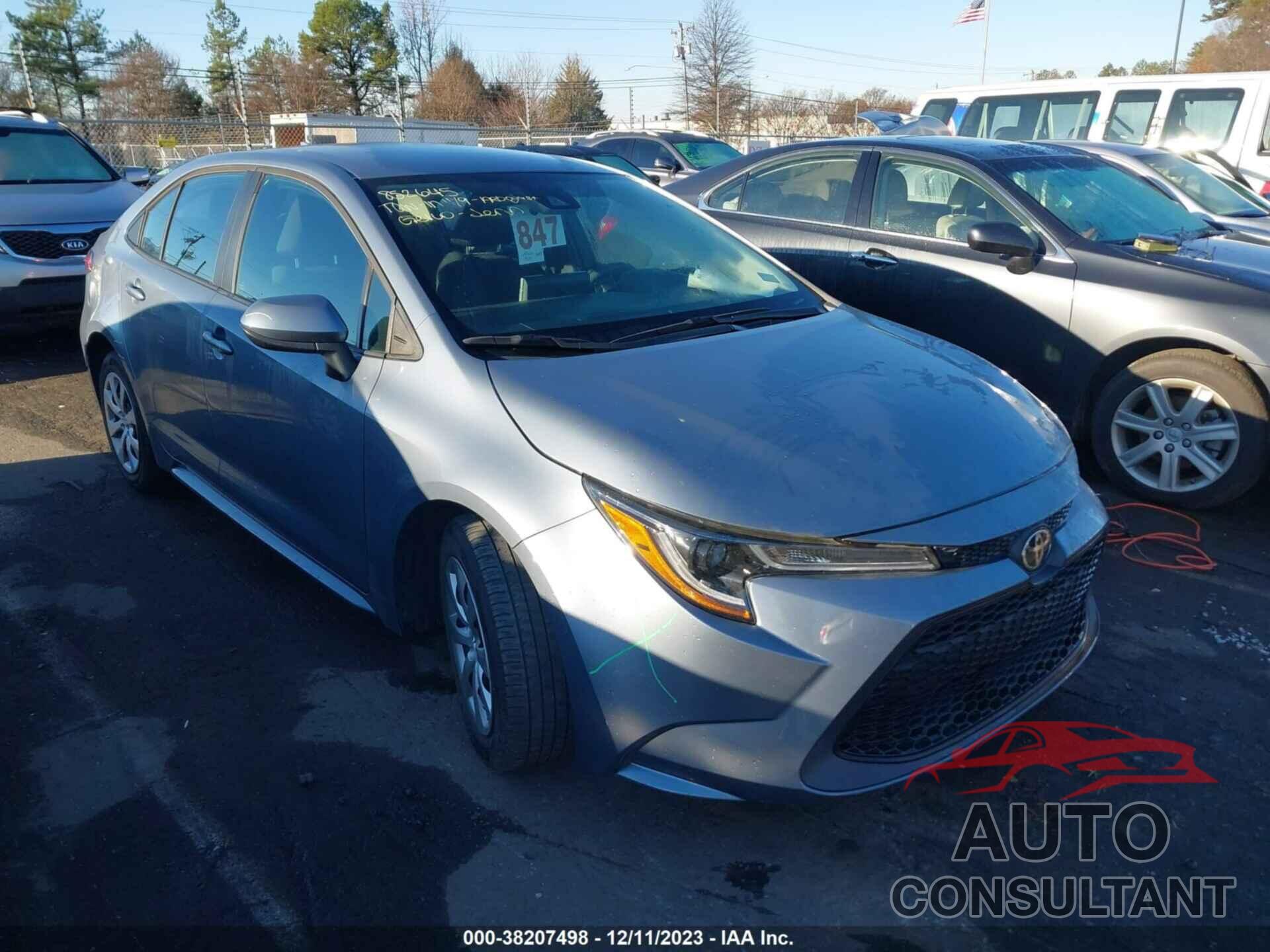 TOYOTA COROLLA 2020 - 5YFEPRAE8LP093621