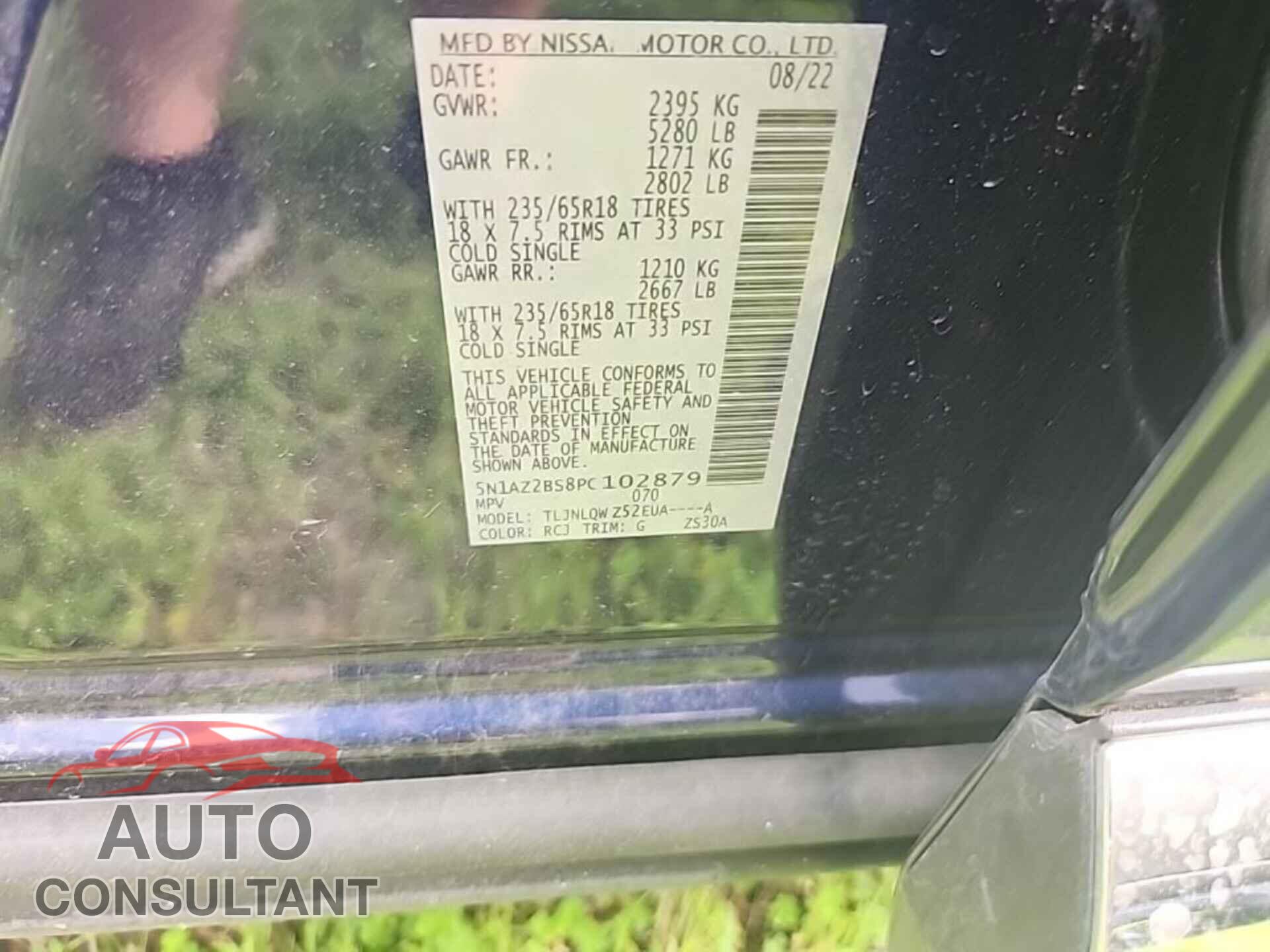 NISSAN MURANO 2023 - 5N1AZ2BS8PC102879