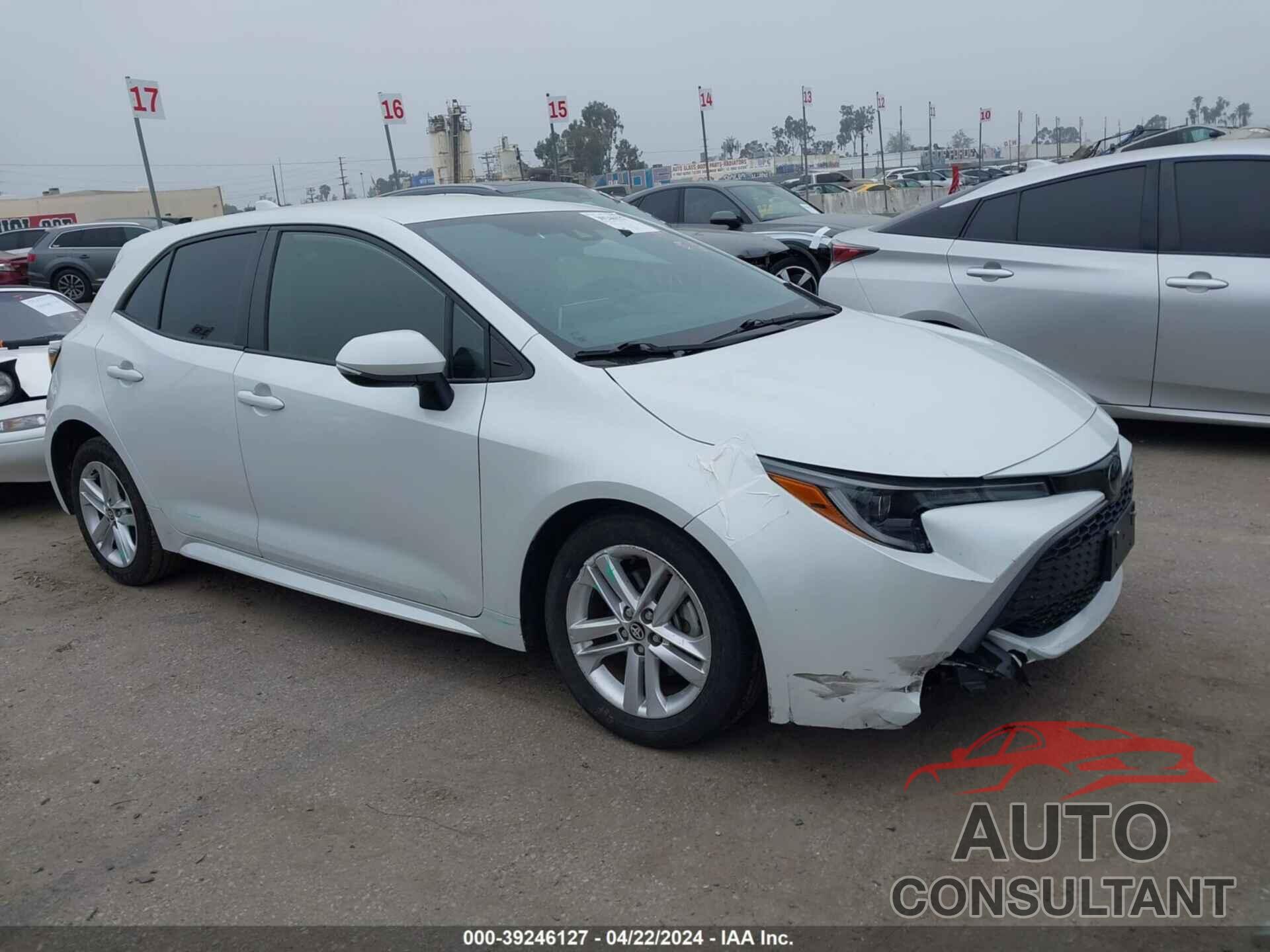 TOYOTA COROLLA 2021 - JTND4MBE6M3125980