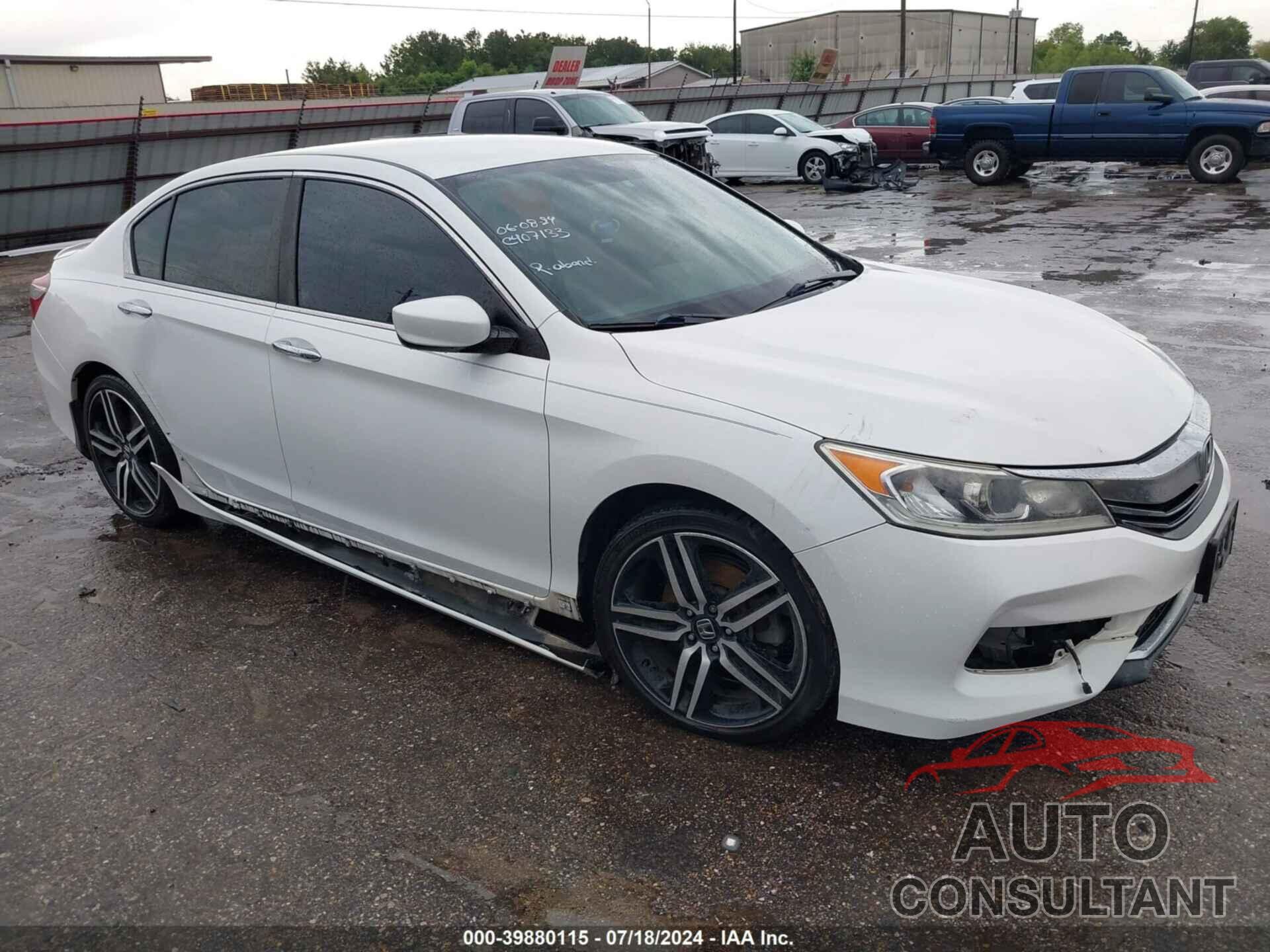 HONDA ACCORD 2016 - 1HGCR2F51GA027358