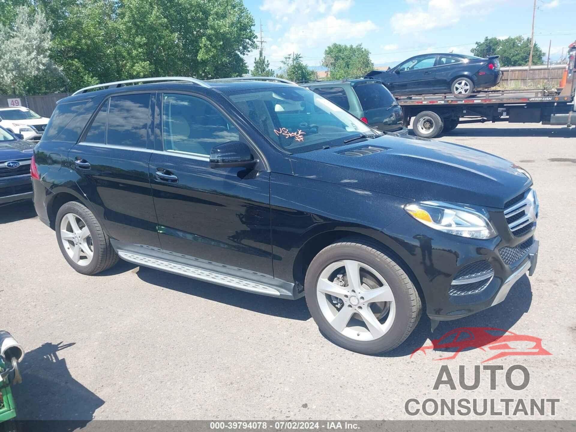 MERCEDES-BENZ GLE 350 2016 - 4JGDA5HB0GA726460