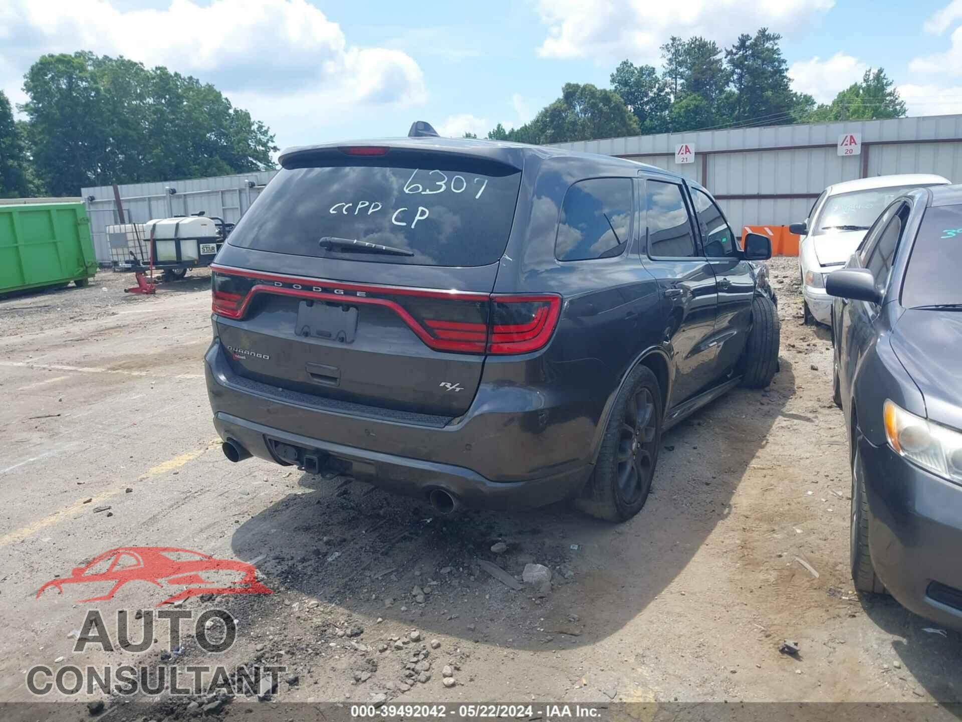 DODGE DURANGO 2017 - 1C4SDHCT3HC606307