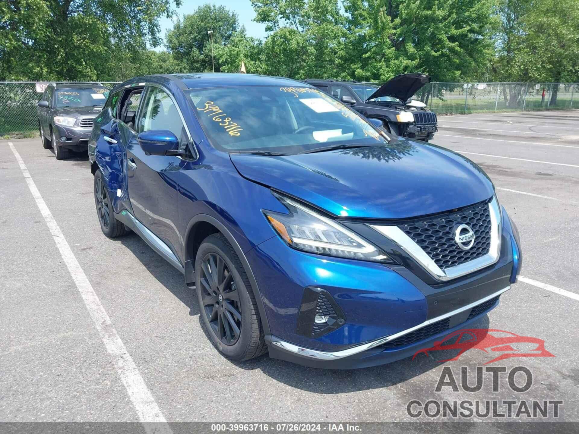 NISSAN MURANO 2022 - 5N1AZ2CSXNC109098