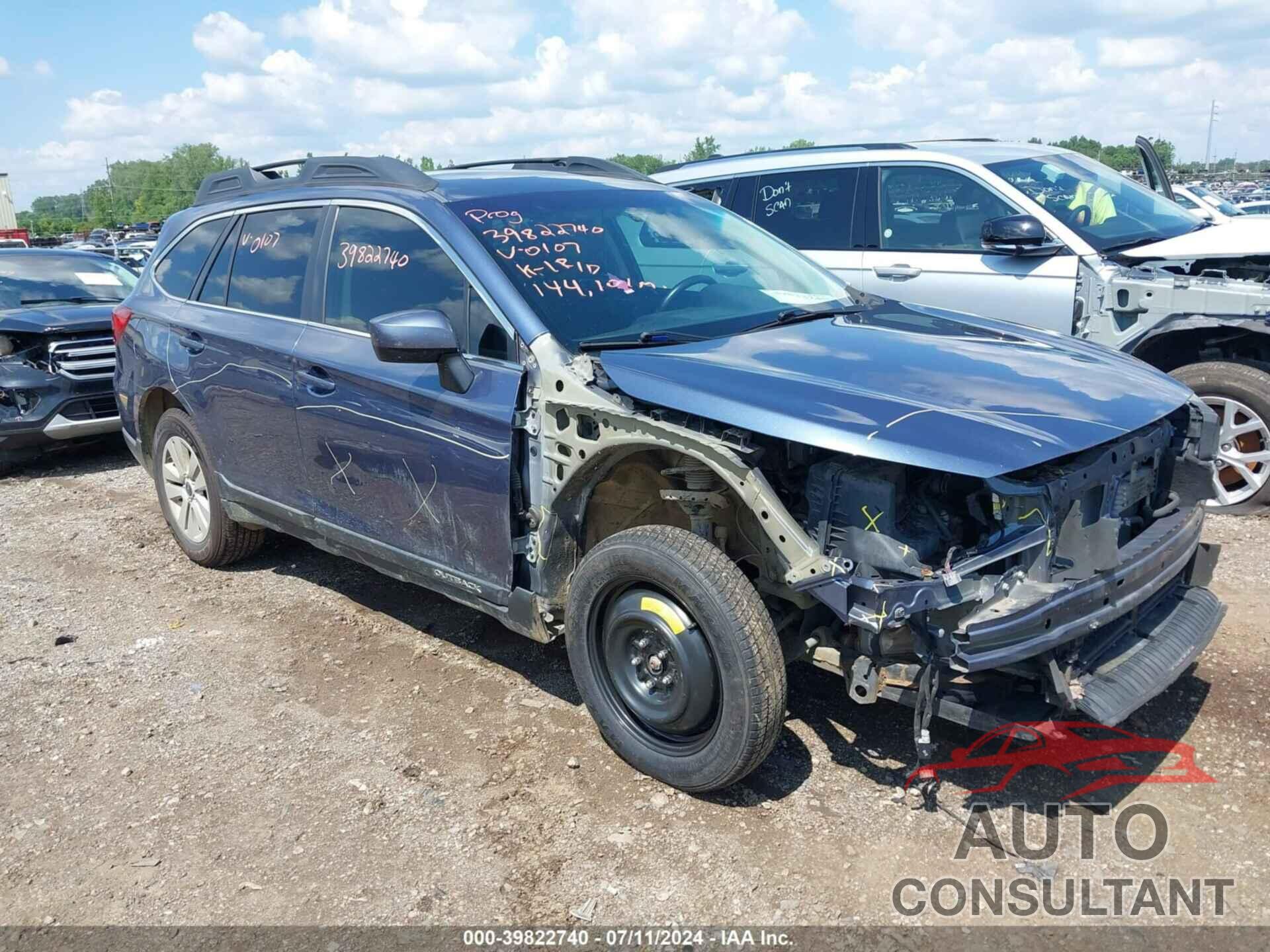 SUBARU OUTBACK 2016 - 4S4BSBDC2G3280107