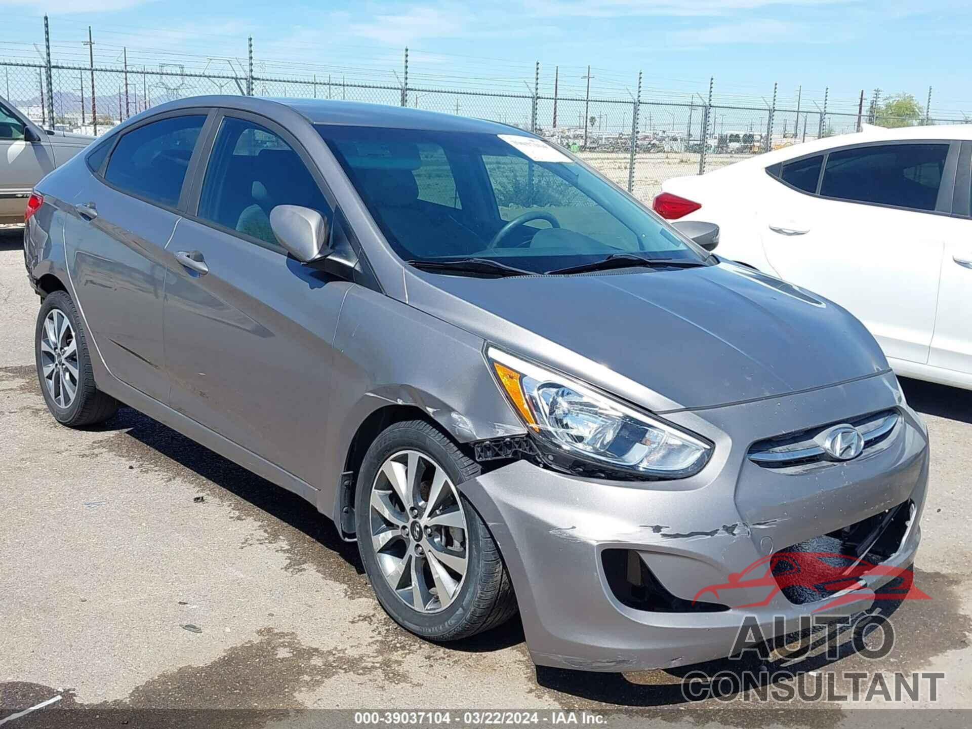 HYUNDAI ACCENT 2017 - KMHCT4AE9HU360129