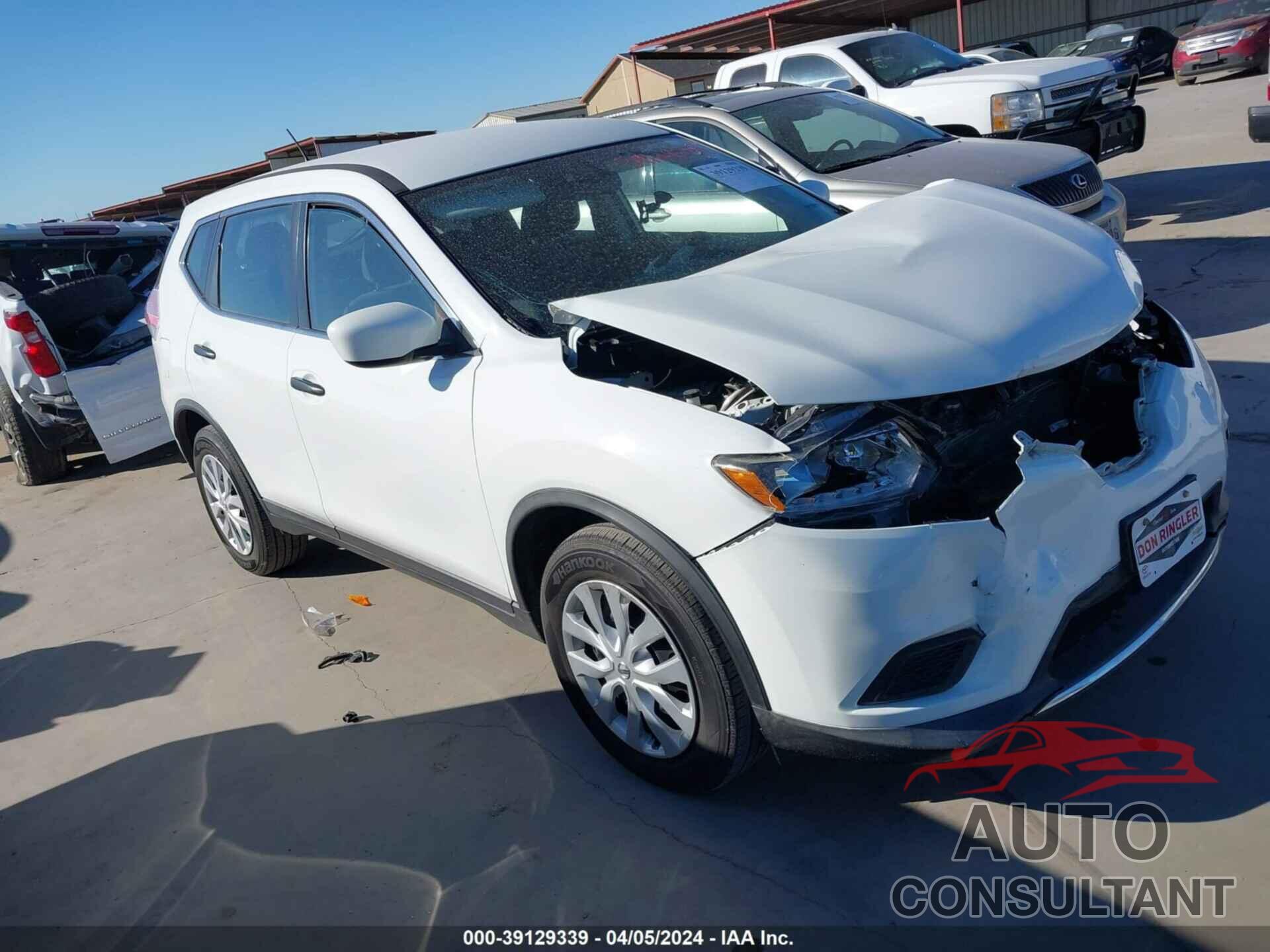 NISSAN ROGUE 2016 - KNMAT2MV7GP719468