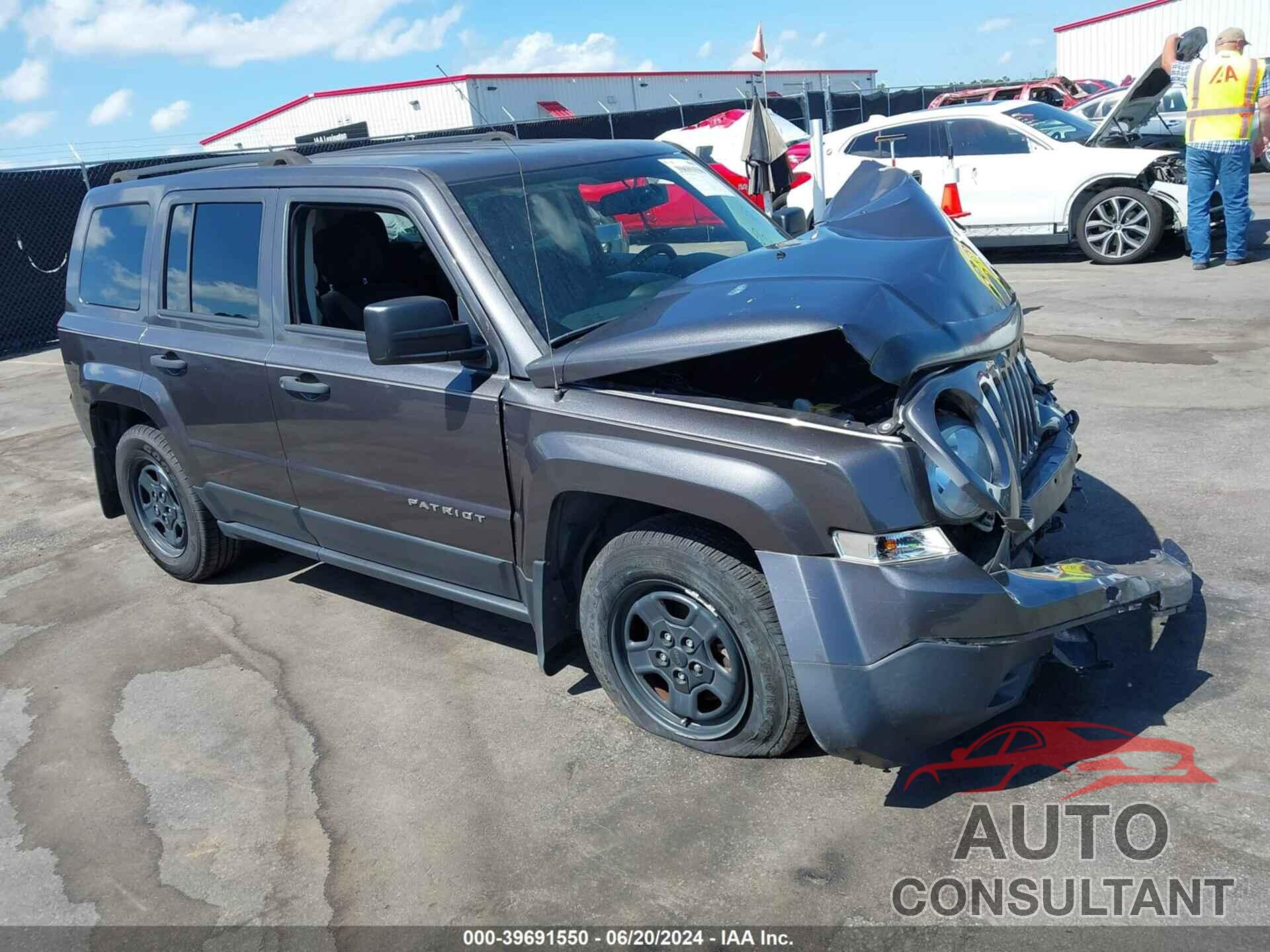 JEEP PATRIOT 2017 - 1C4NJPBA2HD124941