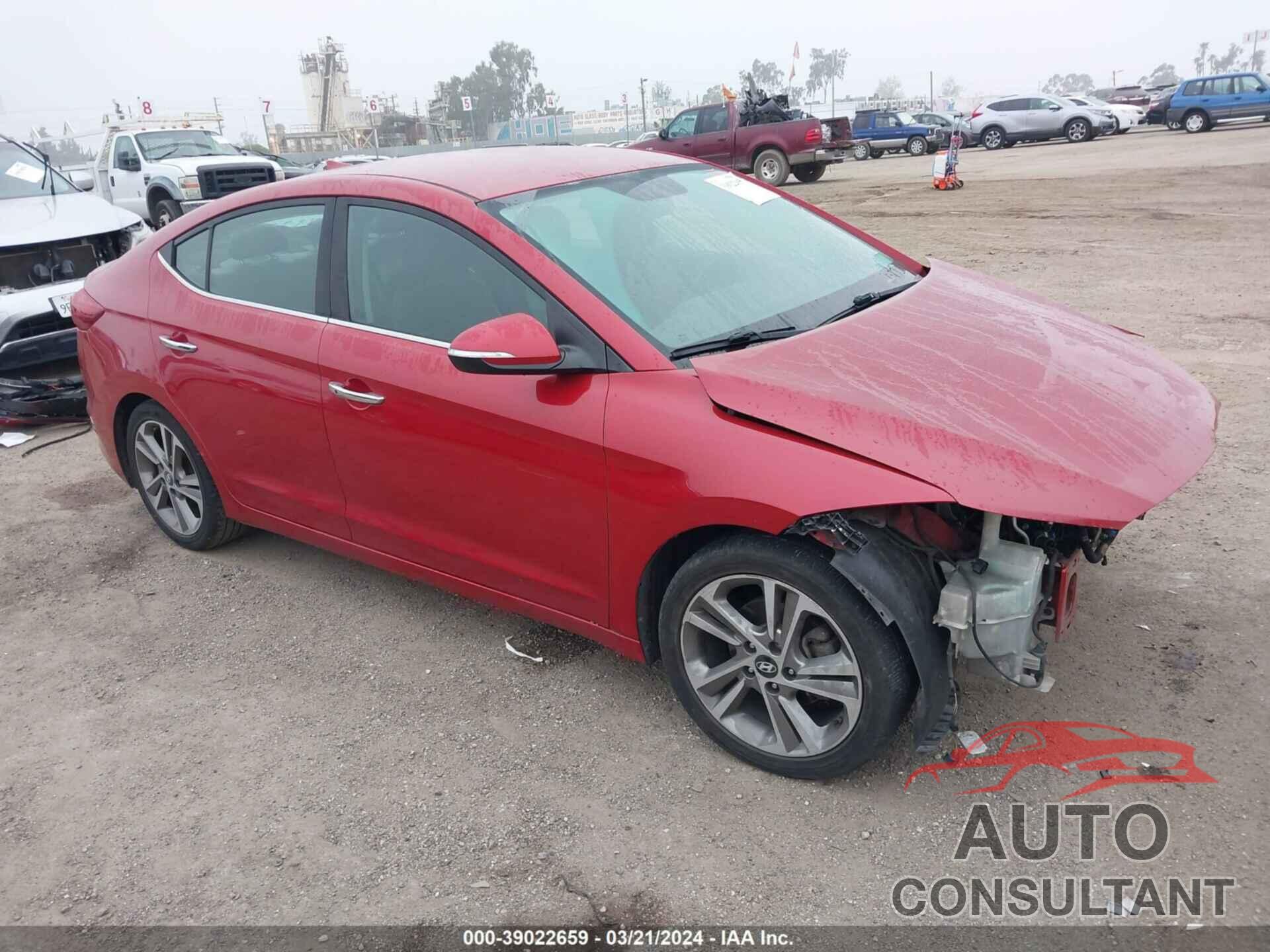 HYUNDAI ELANTRA 2017 - 5NPD84LF2HH061740