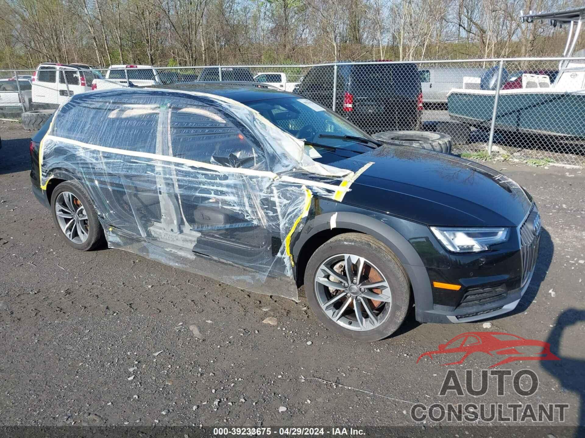 AUDI A4 ALLROAD 2019 - WA18NAF42KA111077