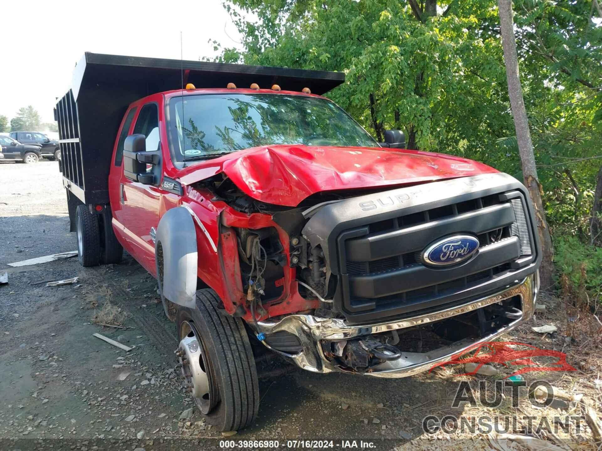 FORD F-450 CHASSIS 2011 - 1FD0X4GT0BEA72983