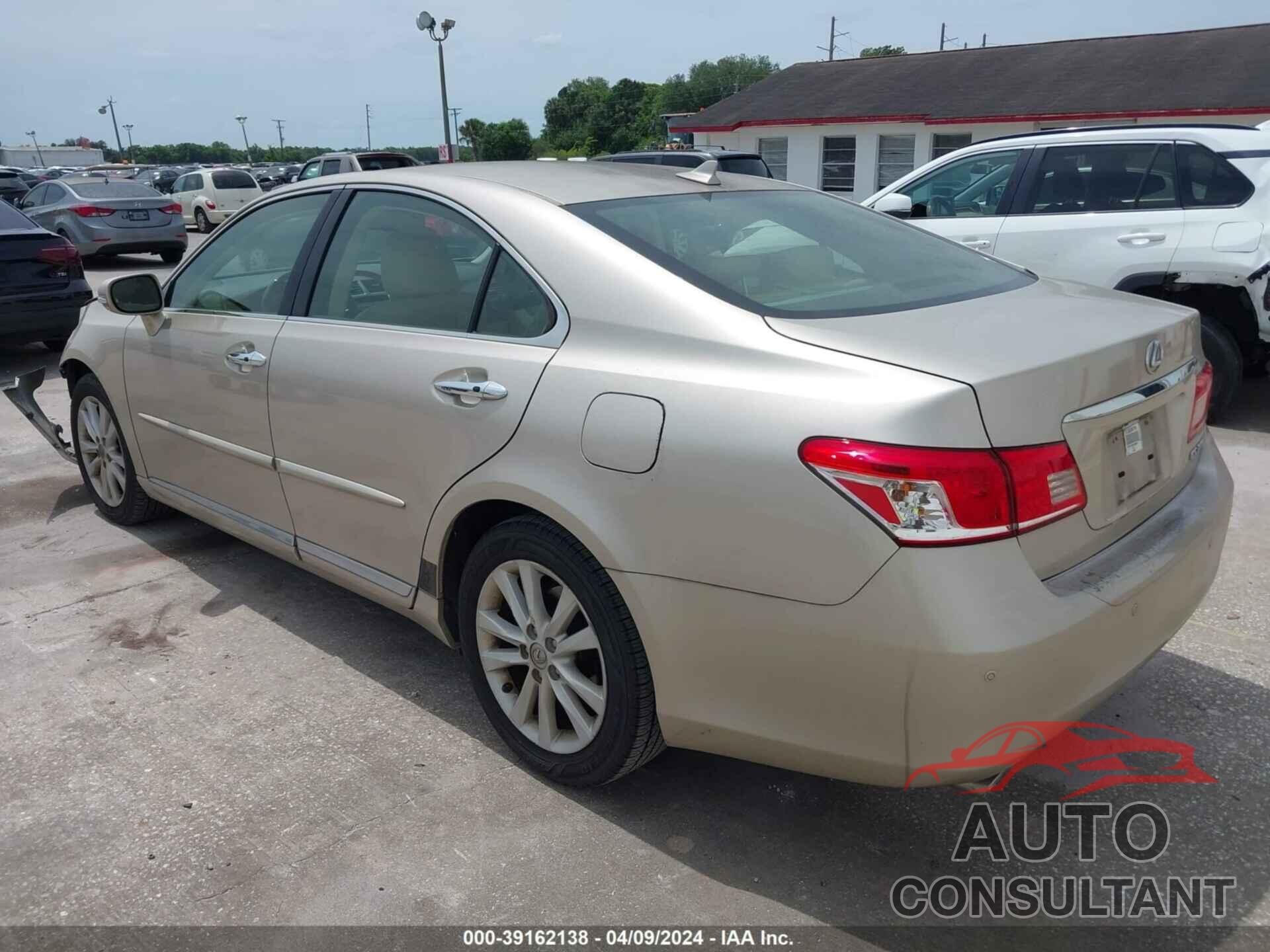 LEXUS ES 350 2012 - JTHBK1EG8C2496624