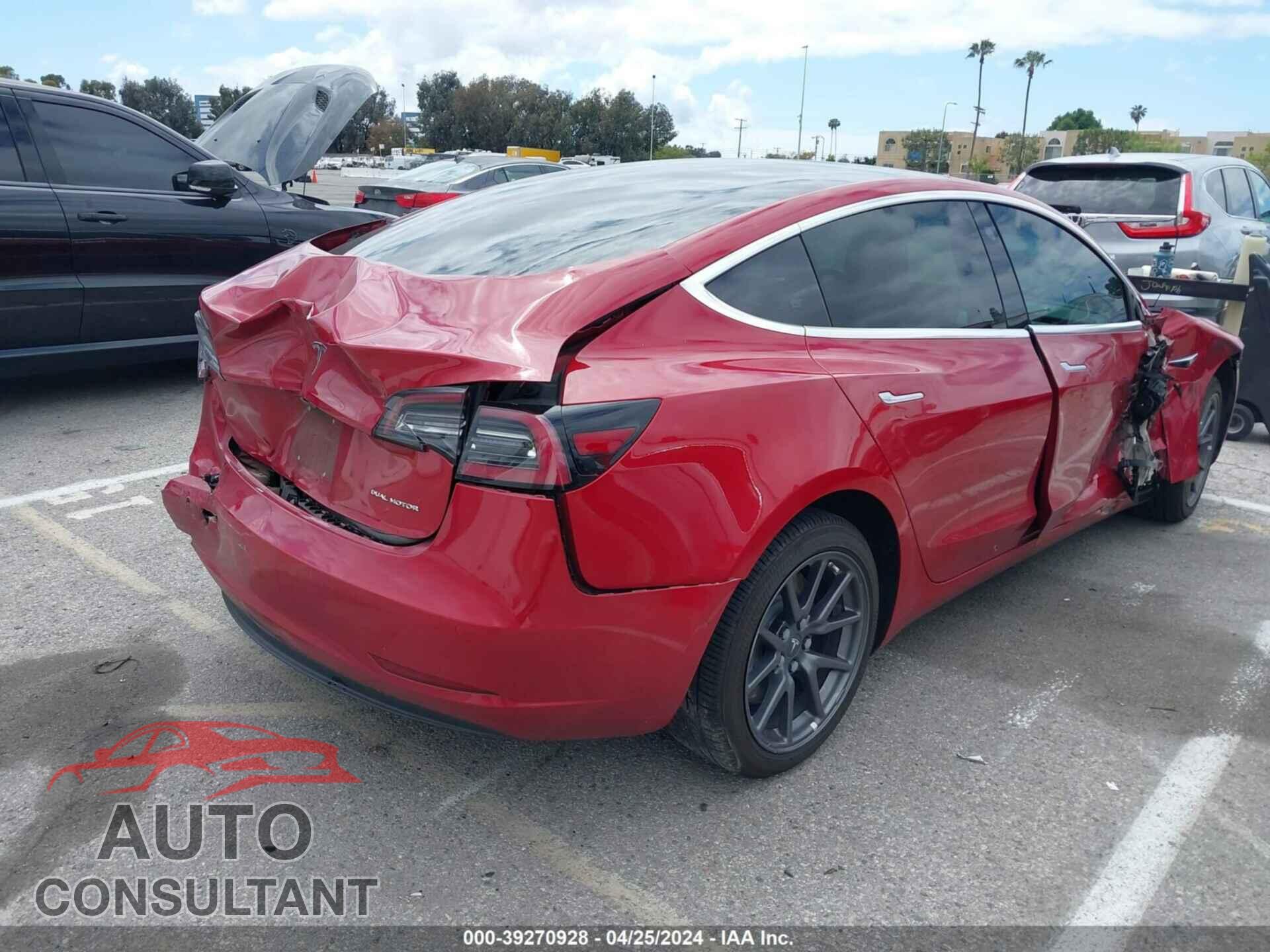TESLA MODEL 3 2018 - 5YJ3E1EB0JF084970