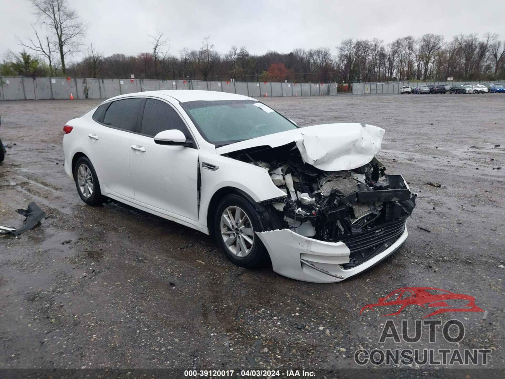 KIA OPTIMA 2016 - KNAGT4L30G5076749