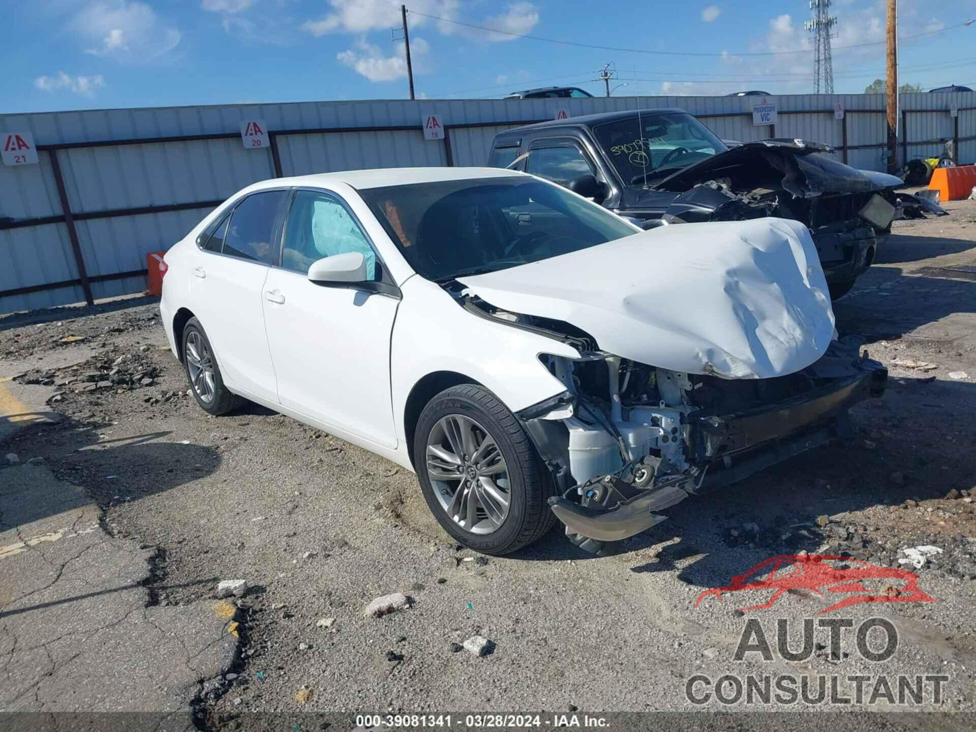 TOYOTA CAMRY 2017 - 4T1BF1FK2HU399273