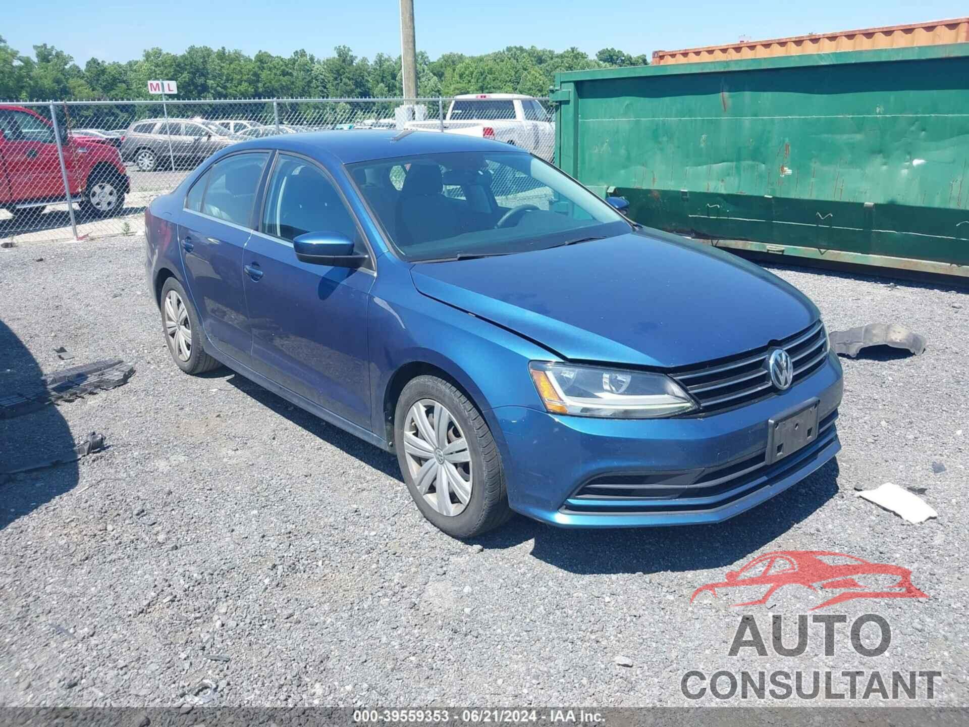 VOLKSWAGEN JETTA 2017 - 3VW2B7AJ6HM239402