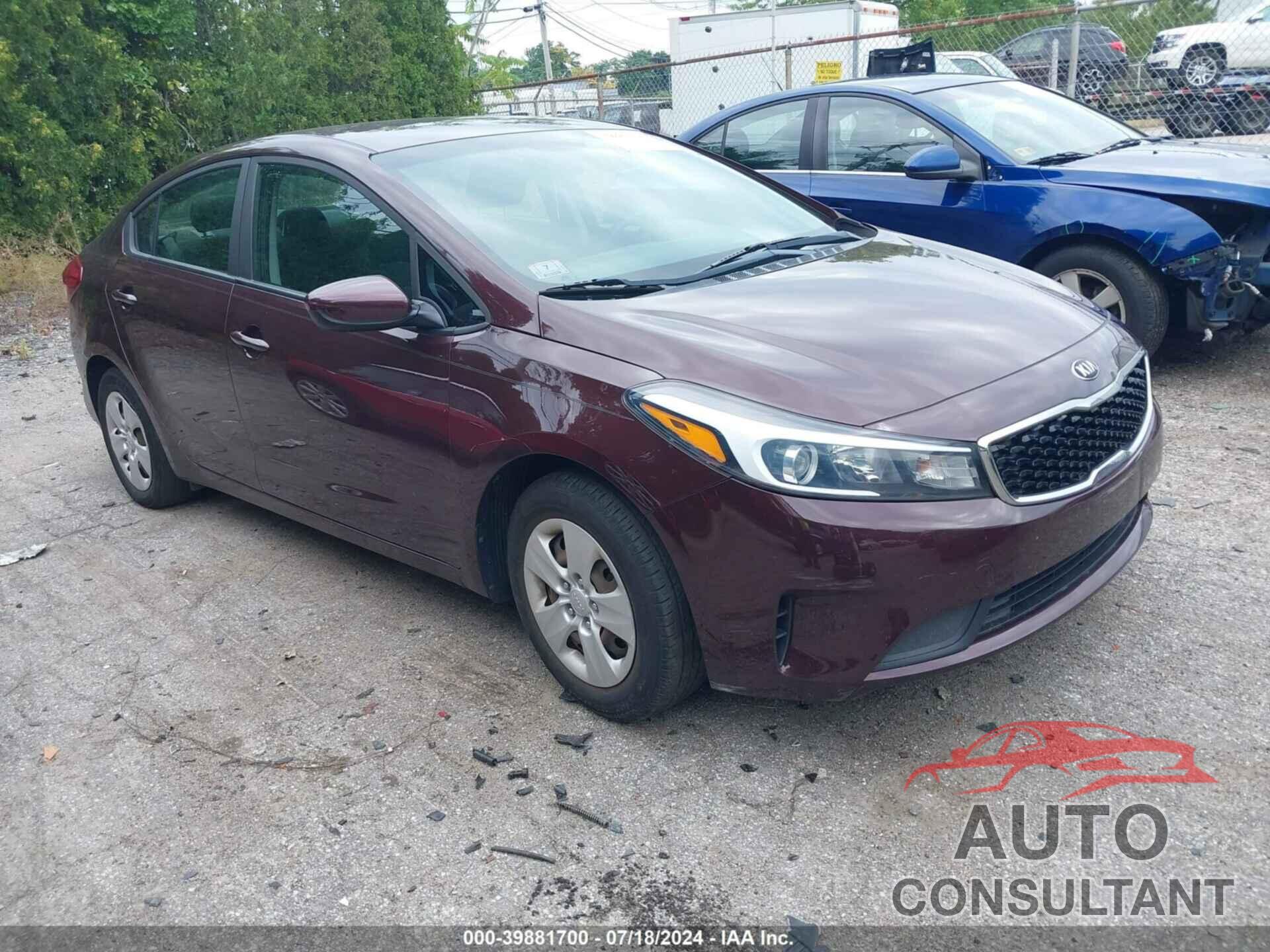 KIA FORTE 2018 - 3KPFK4A73JE165878