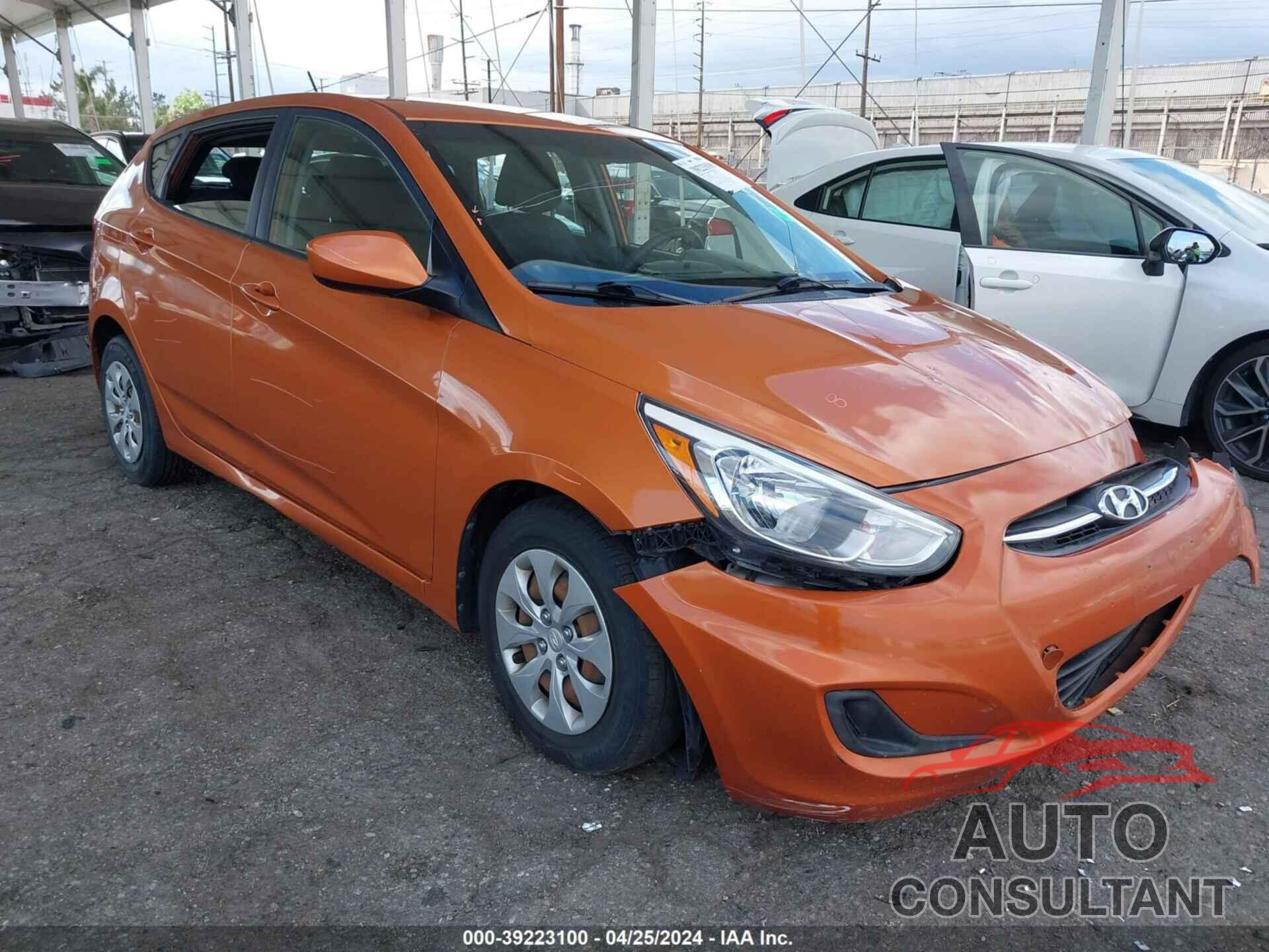 HYUNDAI ACCENT 2017 - KMHCT5AE5HU300791