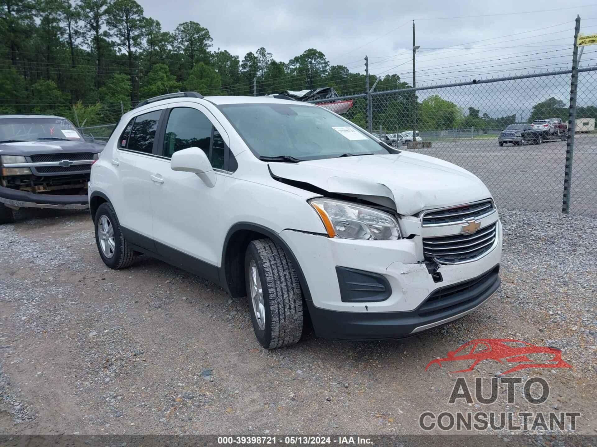 CHEVROLET TRAX 2016 - KL7CJLSBXGB757400