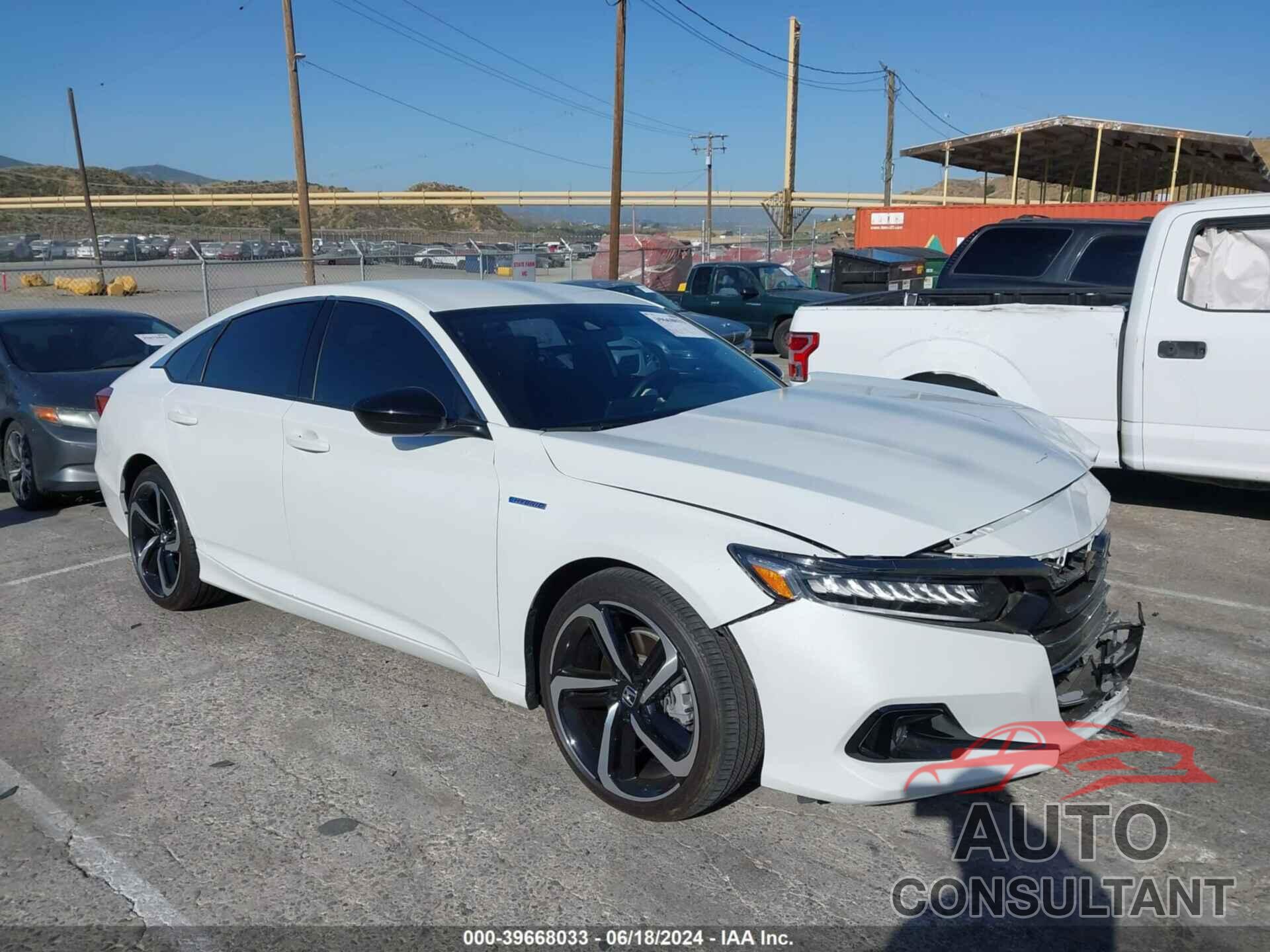 HONDA ACCORD 2022 - 1HGCV3F26NA038909