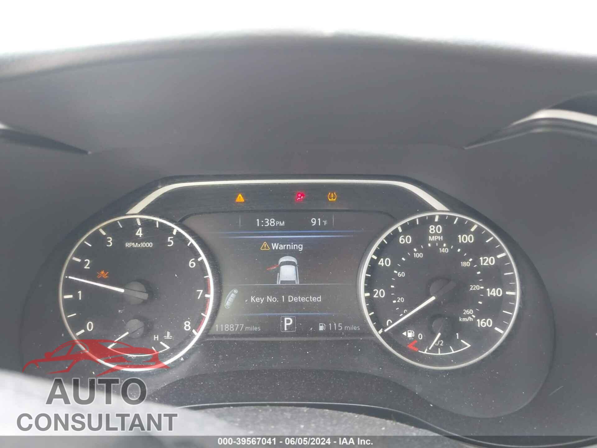 NISSAN MAXIMA 2017 - 1N4AA6AP1HC371118