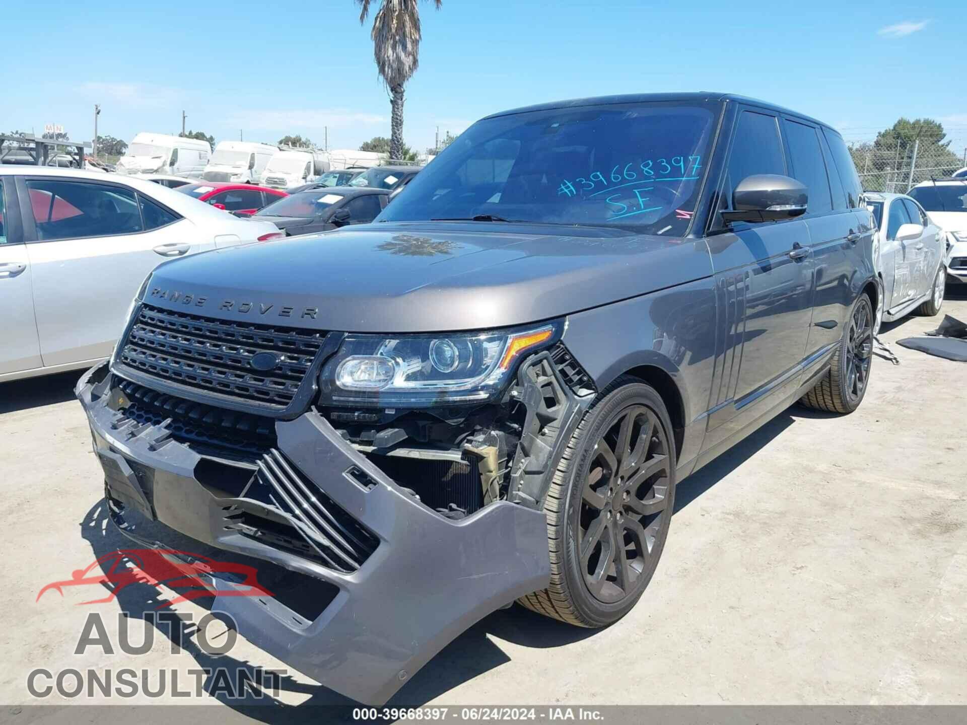 LAND ROVER RANGE ROVER 2016 - SALGS2EF4GA275711