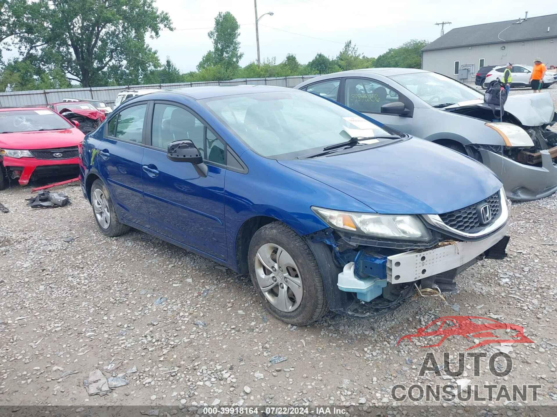 HONDA CIVIC 2013 - 19XFB2F53DE087649