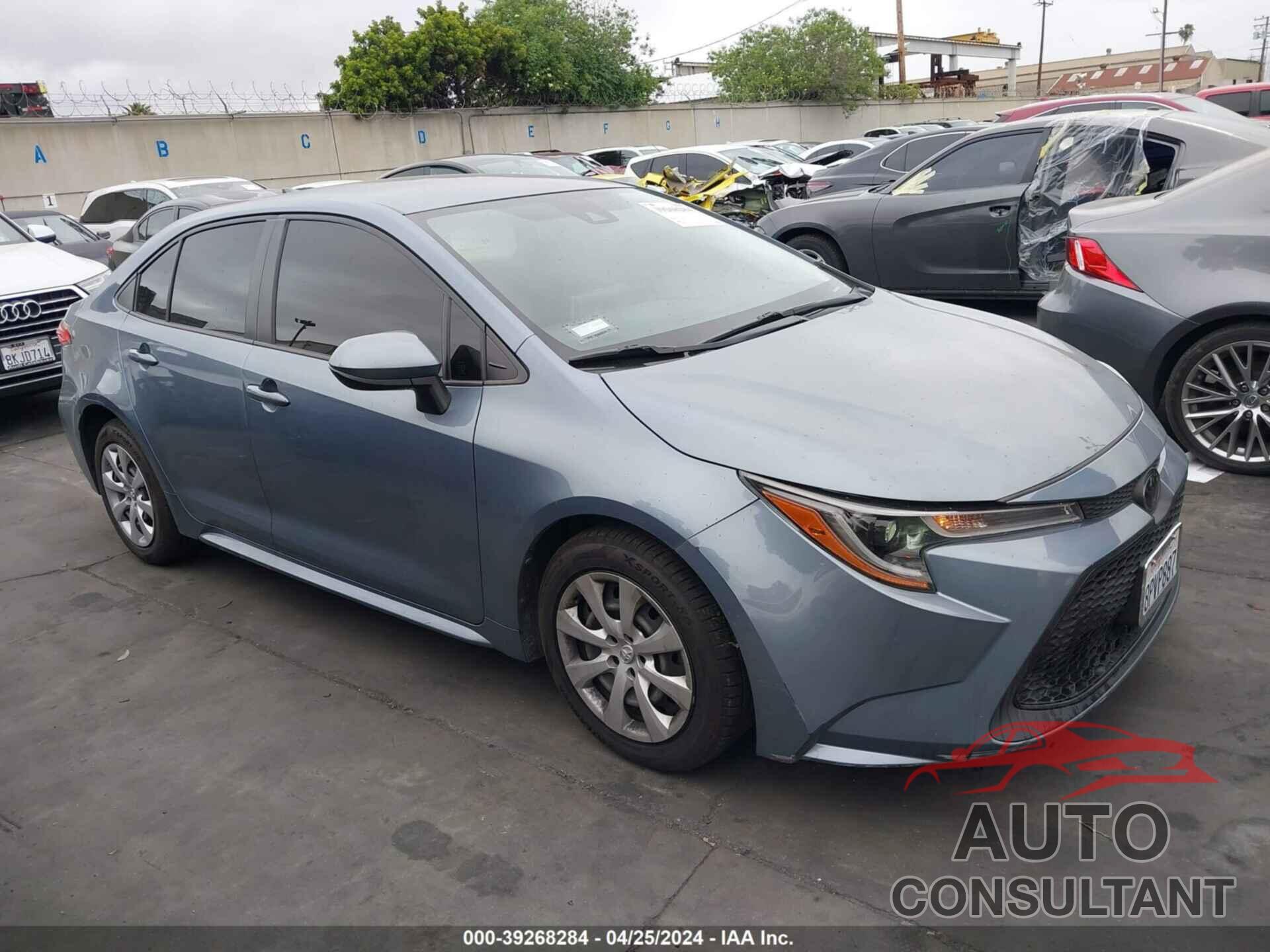 TOYOTA COROLLA 2020 - JTDEPRAE7LJ103656