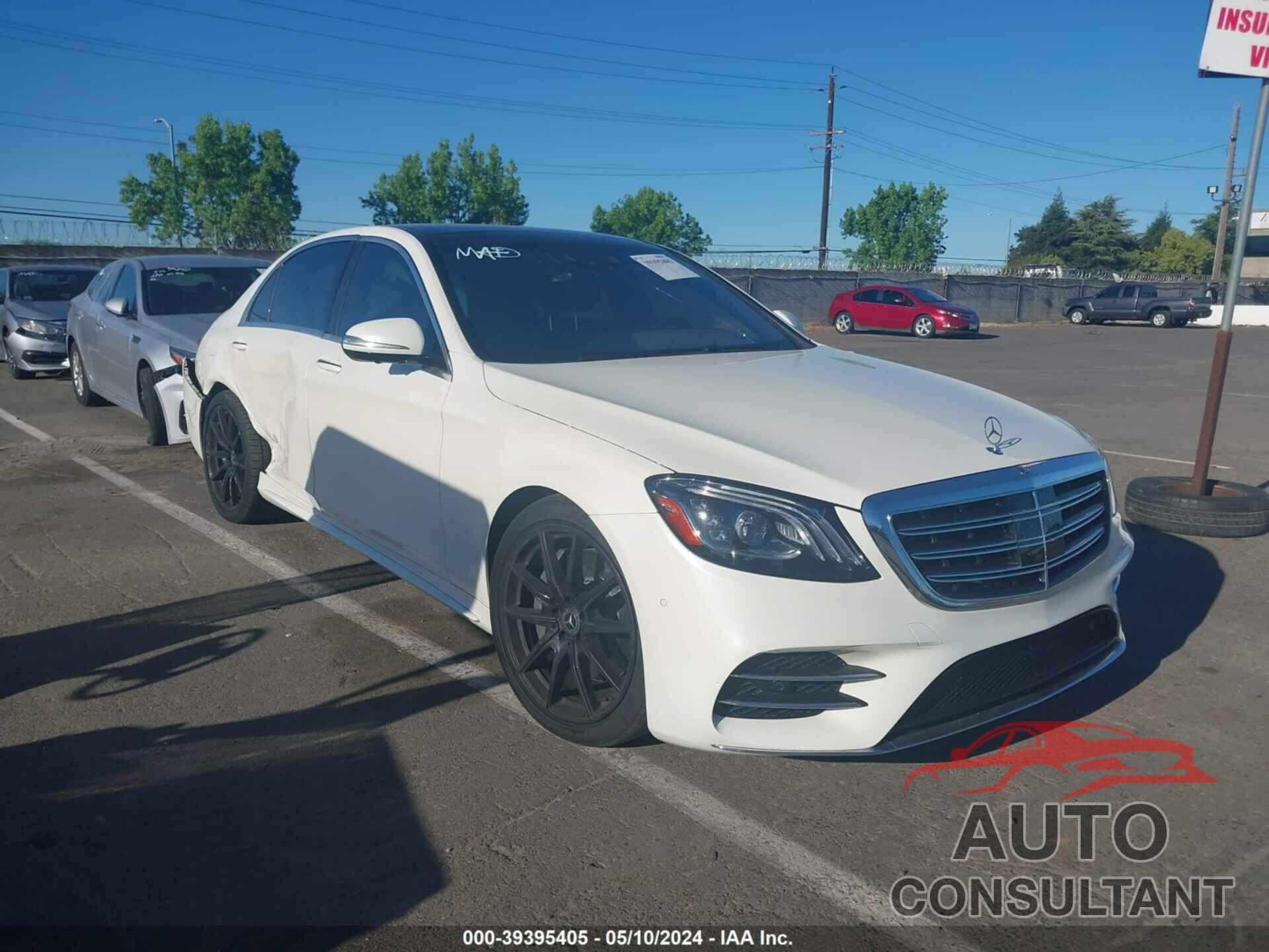 MERCEDES-BENZ S 560 2019 - WDDUG8DB6KA454649