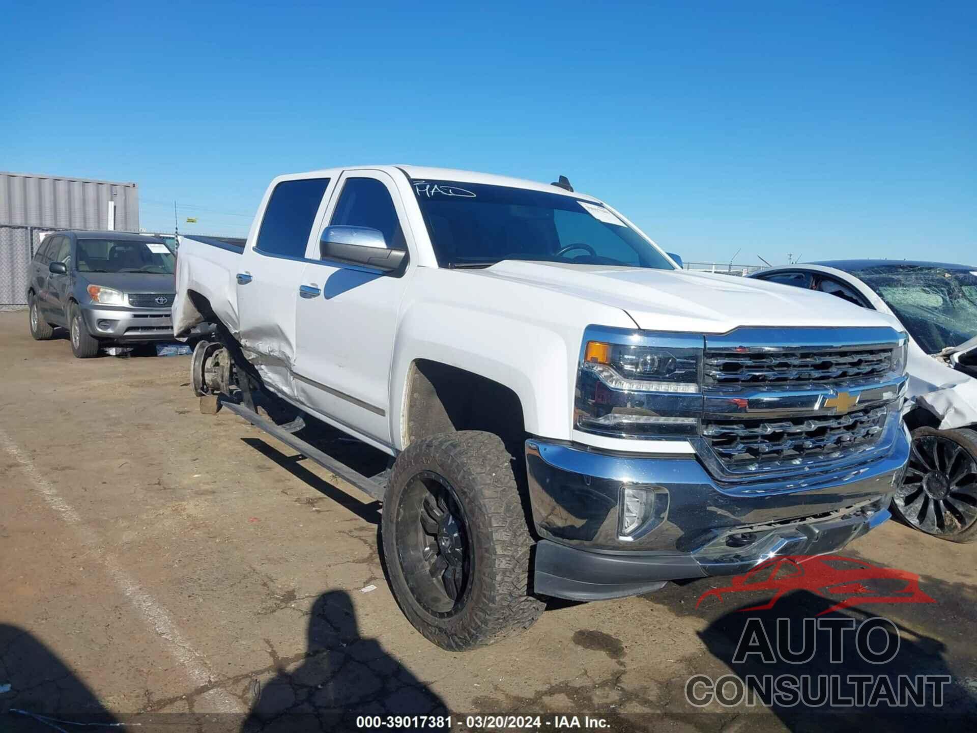CHEVROLET SILVERADO 1500 2017 - 3GCUKSEC3HG394935