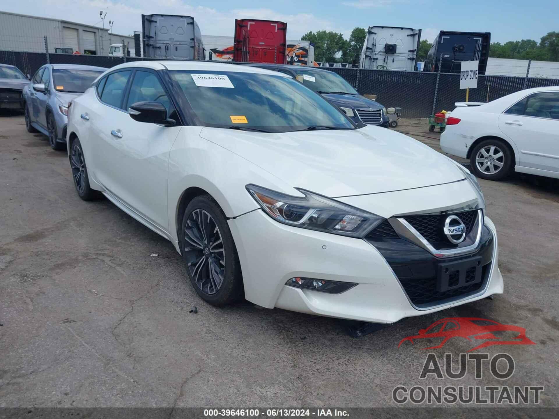 NISSAN MAXIMA 2018 - 1N4AA6AP4JC392454