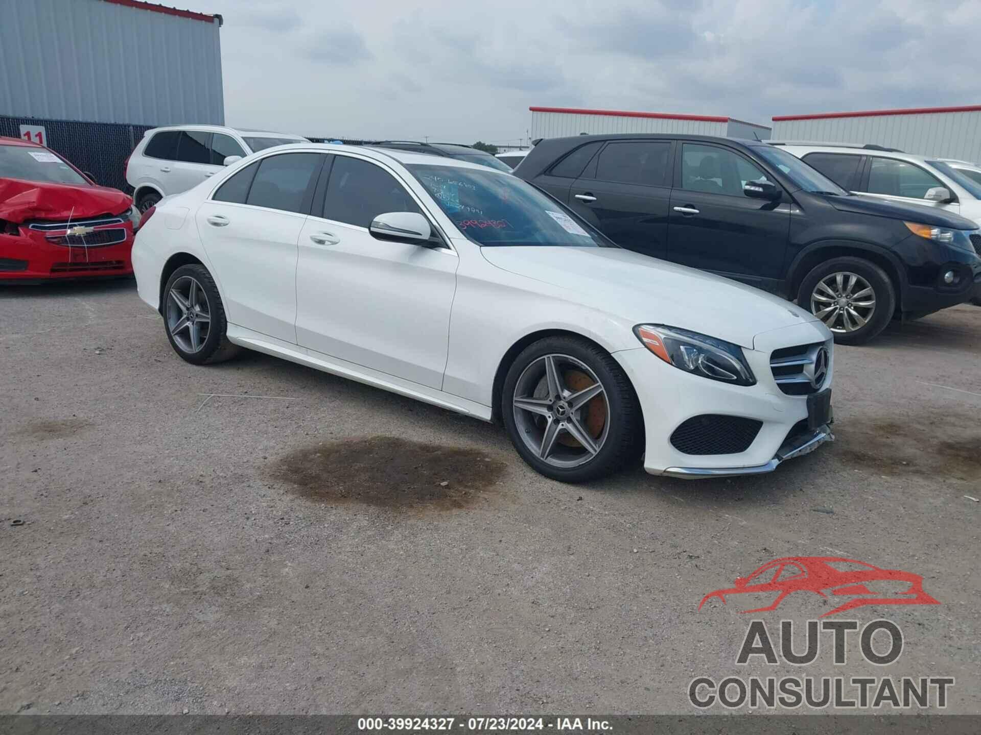 MERCEDES-BENZ C 300 2018 - 55SWF4JB8JU249891