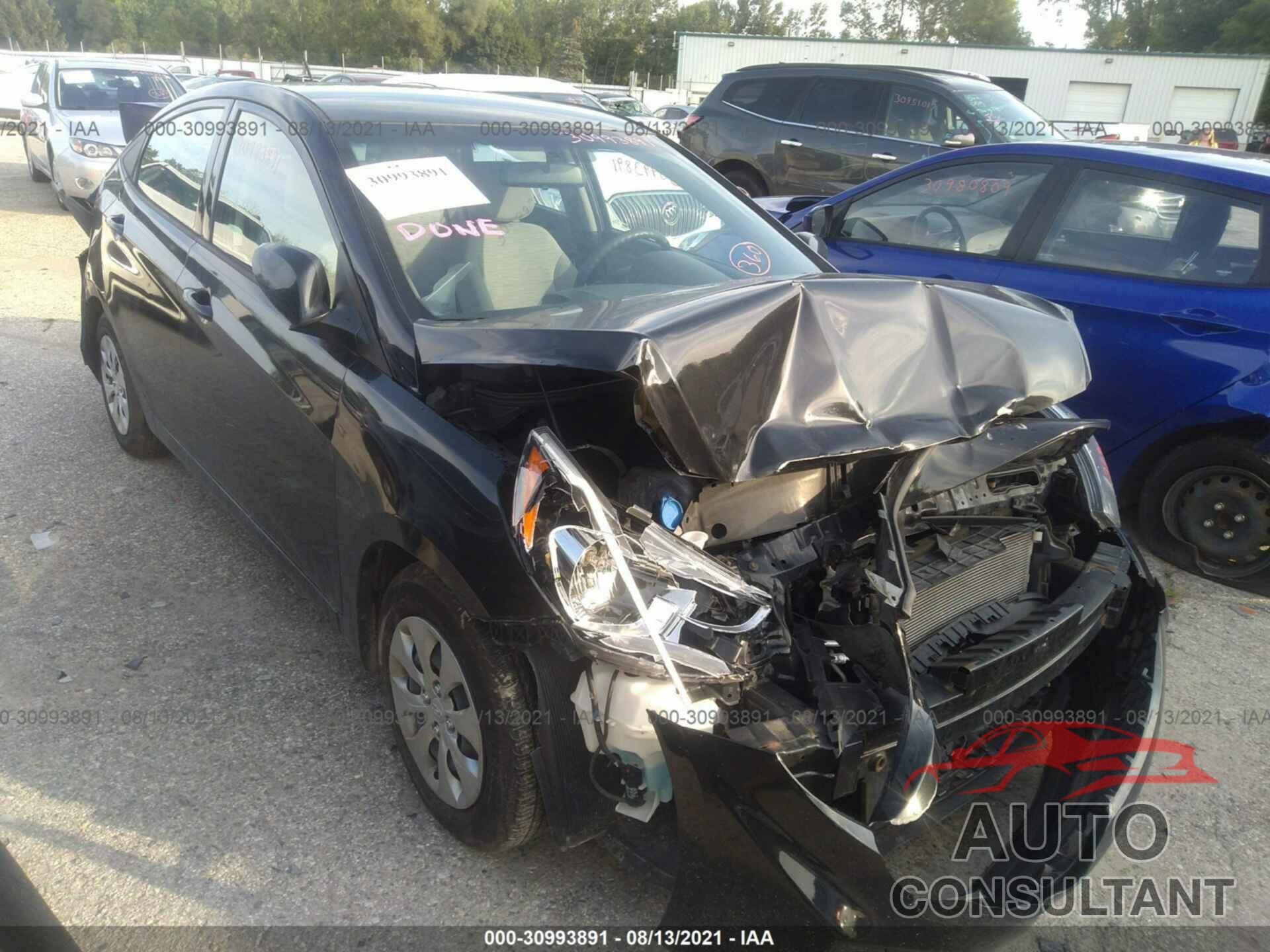 HYUNDAI ACCENT 2017 - KMHCT4AE9HU170539