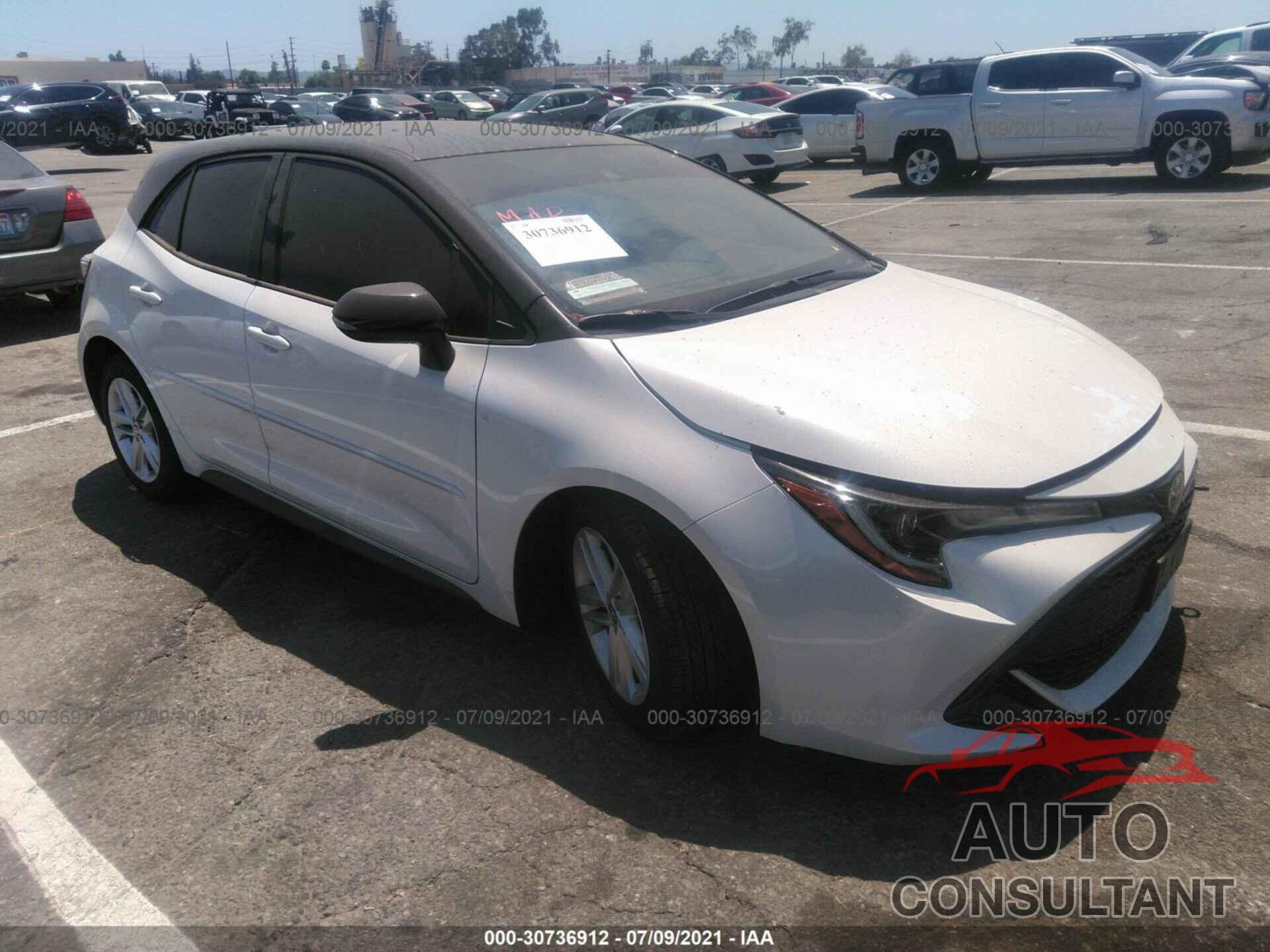 TOYOTA COROLLA HATCHBACK 2021 - JTND4MBE4M3131194