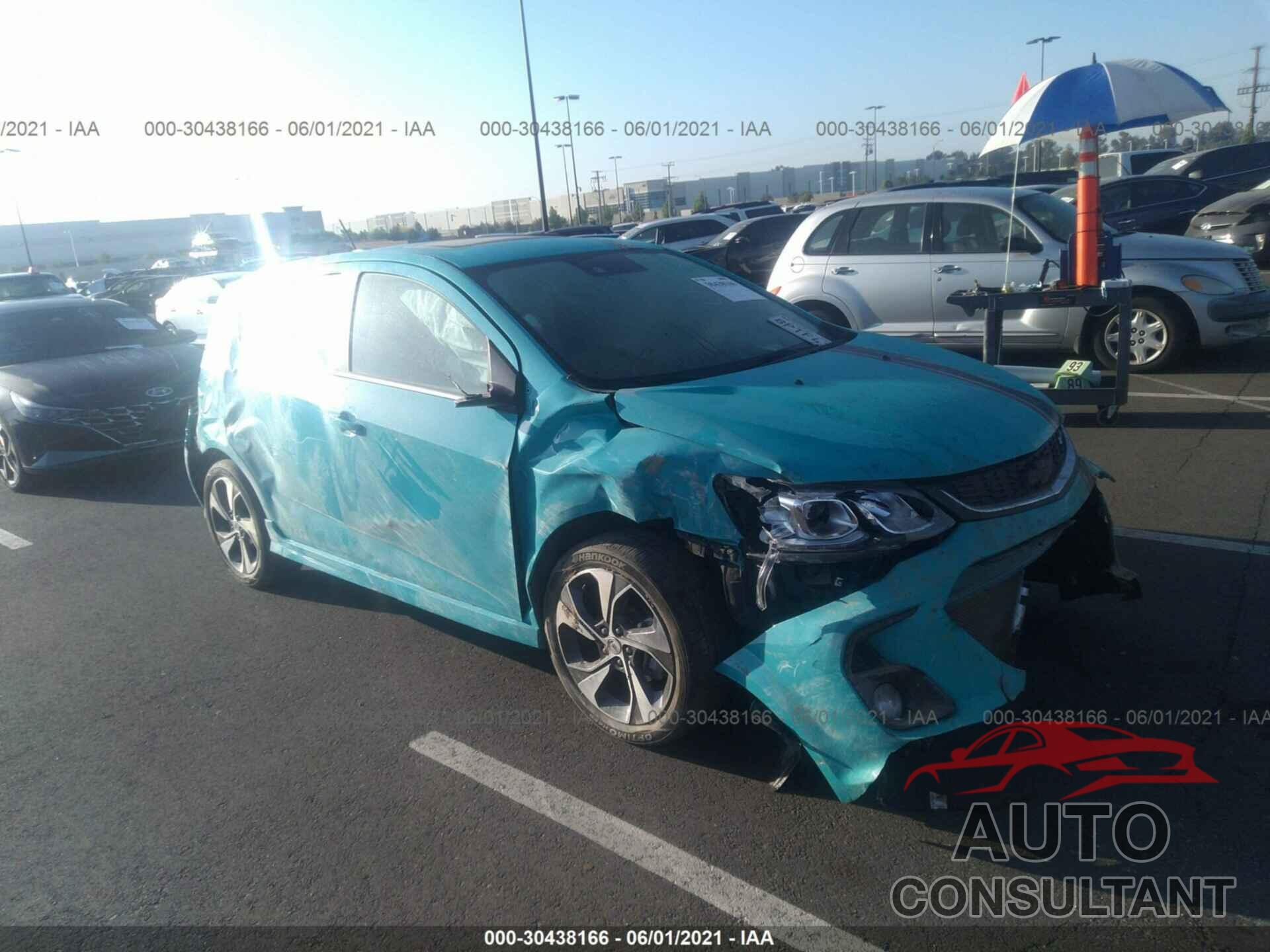 CHEVROLET SONIC 2020 - 1G1JD6SB8L4110648