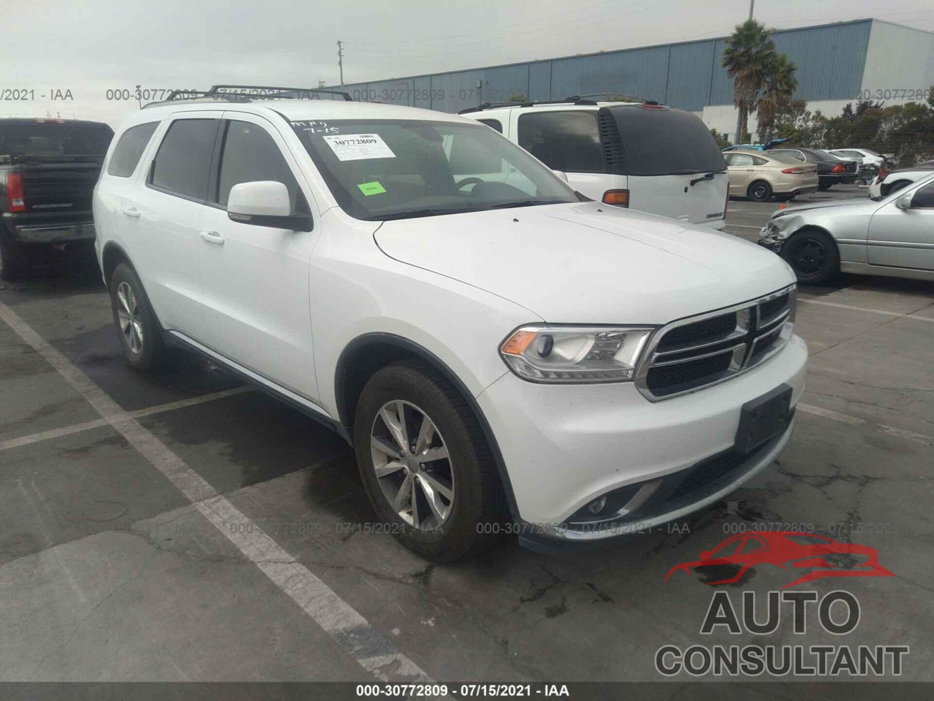 DODGE DURANGO 2016 - 1C4RDHDG6GC446485