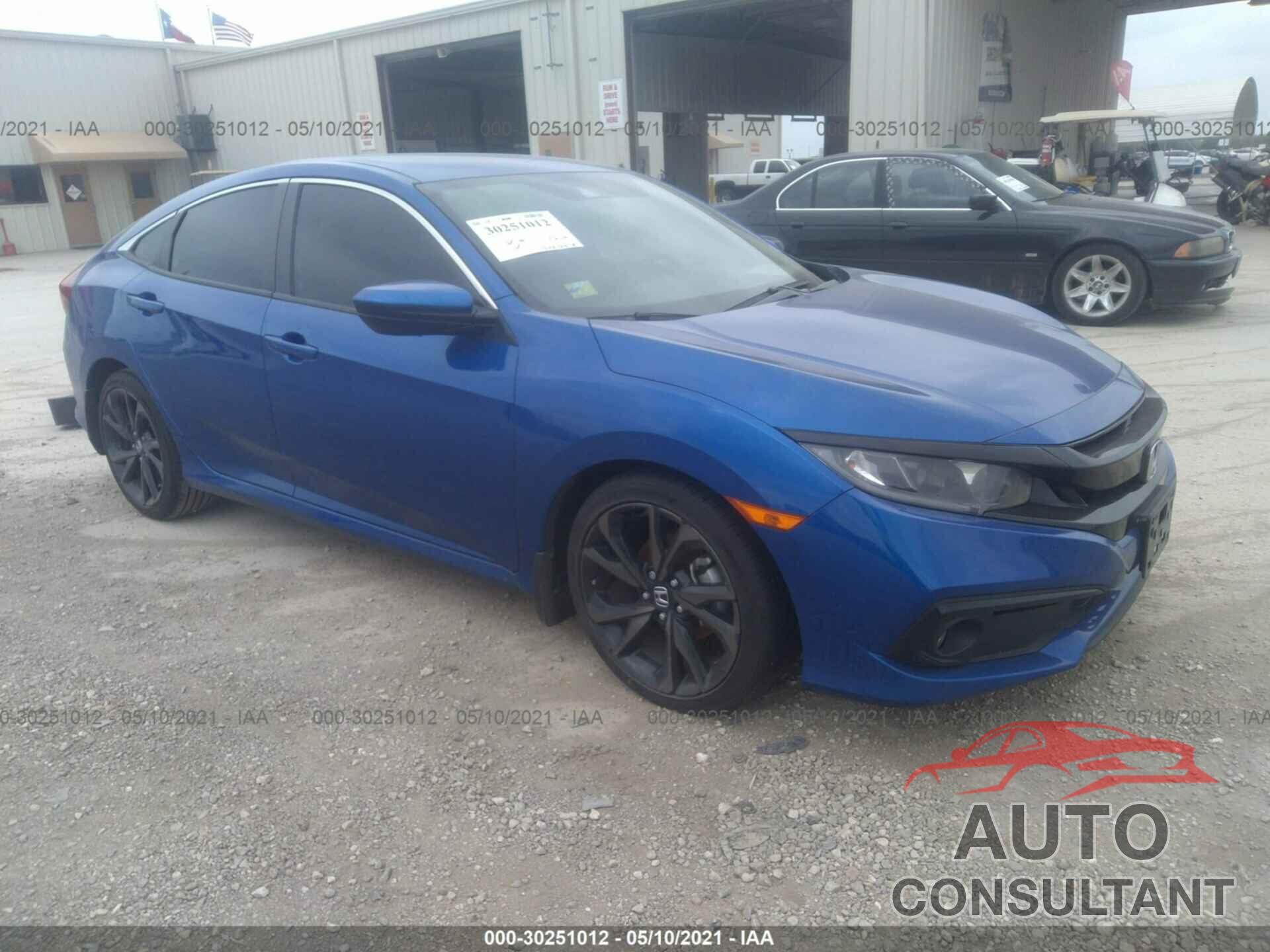 HONDA CIVIC SEDAN 2019 - 19XFC2F85KE040773