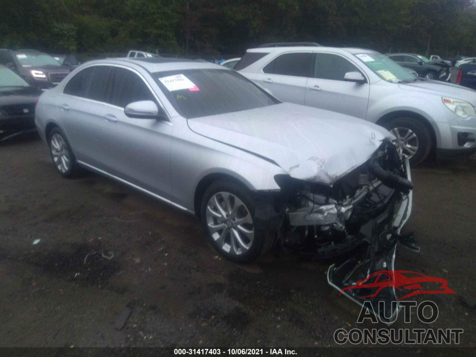MERCEDES-BENZ E-CLASS 2017 - WDDZF4KB2HA205195