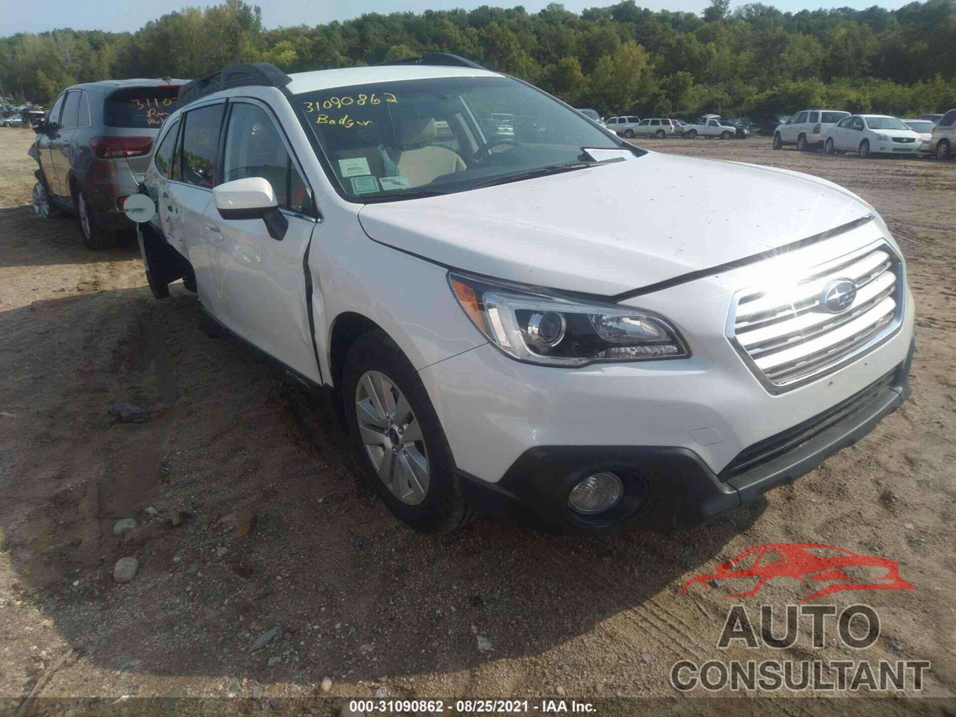SUBARU OUTBACK 2017 - 4S4BSACC7H3303815