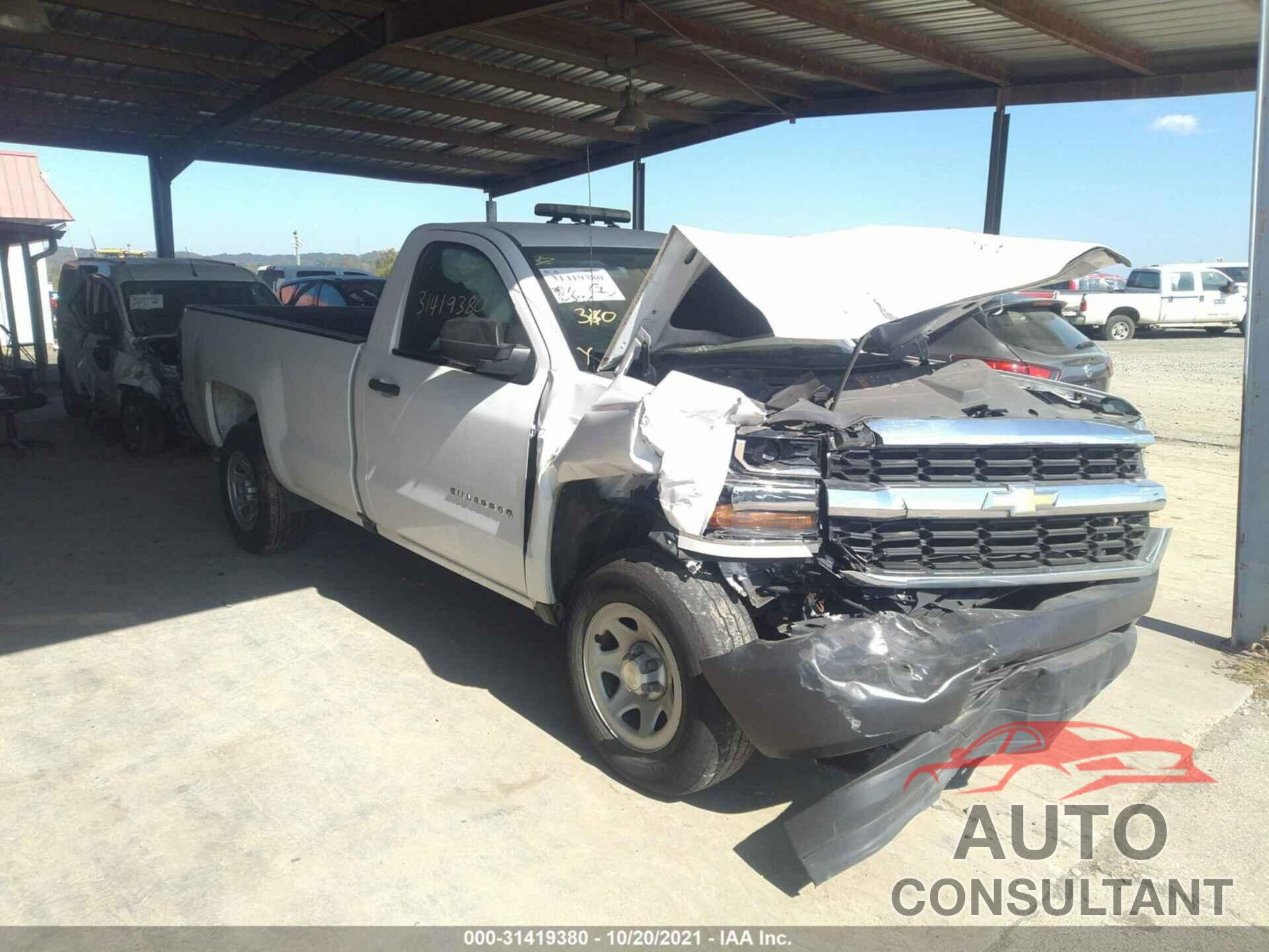 CHEVROLET SILVERADO 1500 2017 - 1GCNCNEH1HZ342122