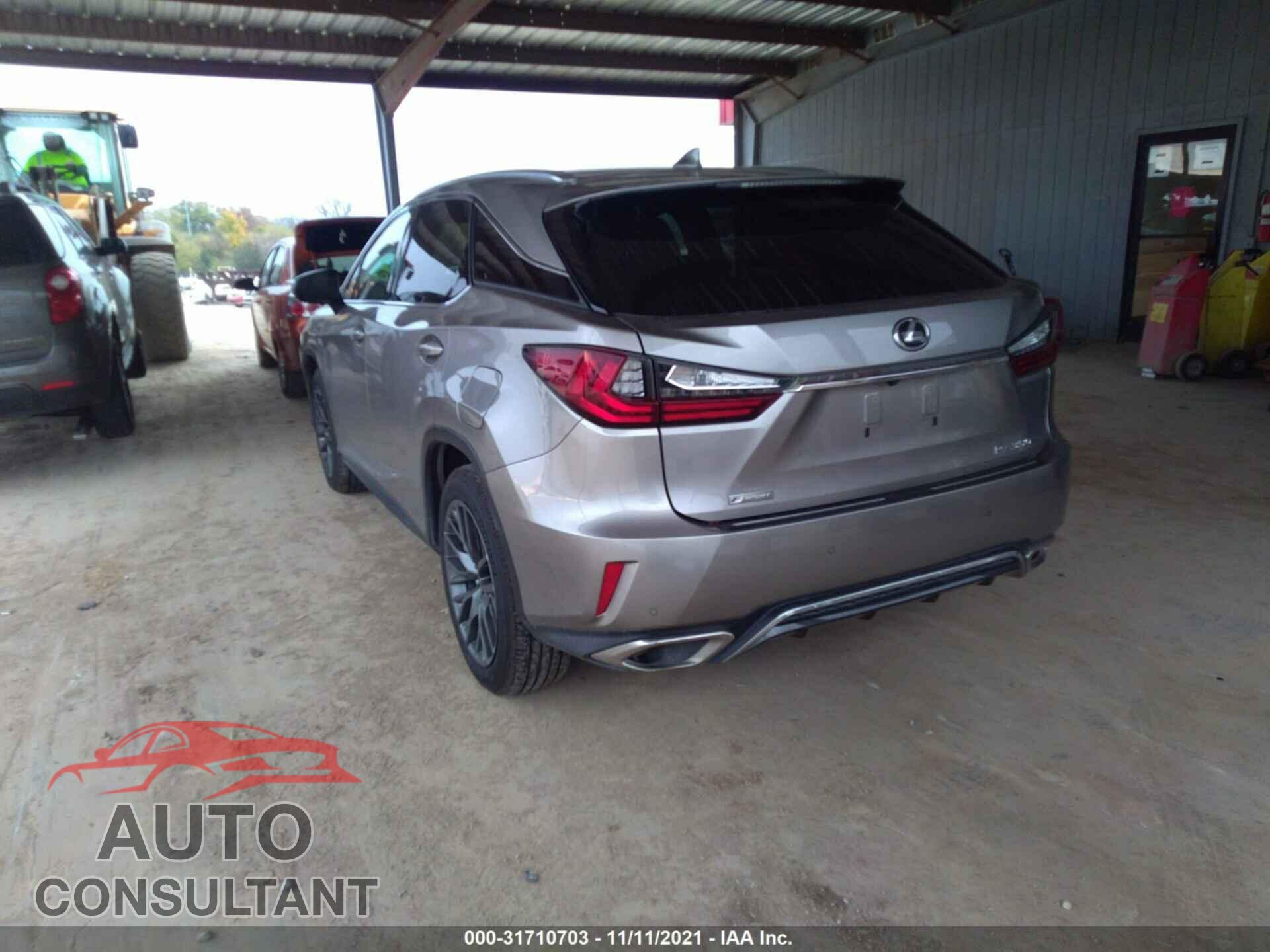 LEXUS RX 2017 - 2T2BZMCA9HC105045