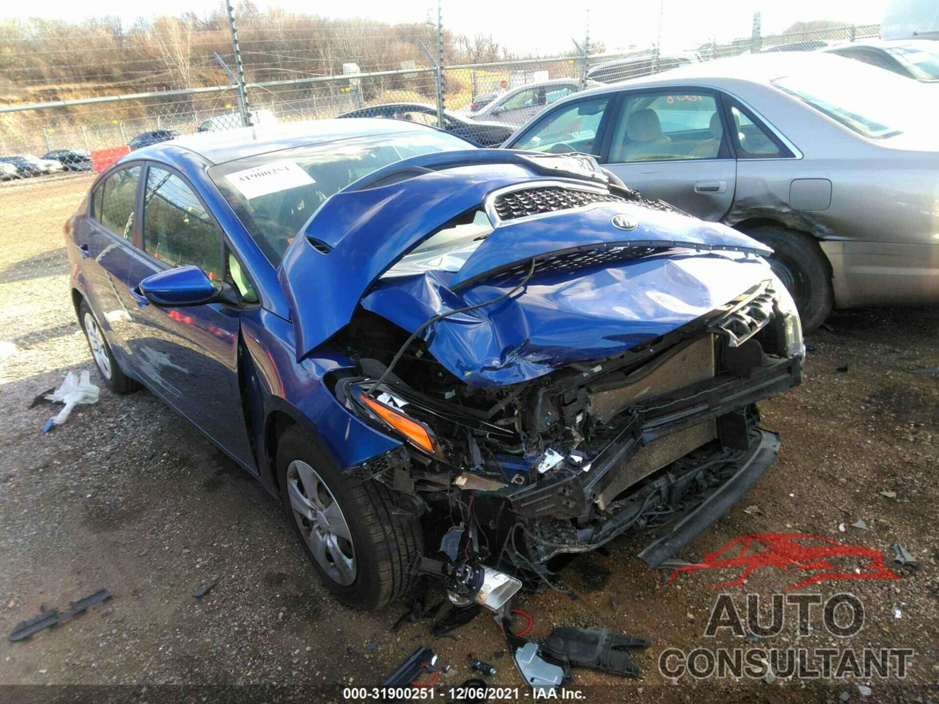 KIA FORTE 2017 - 3KPFL4A75HE160950